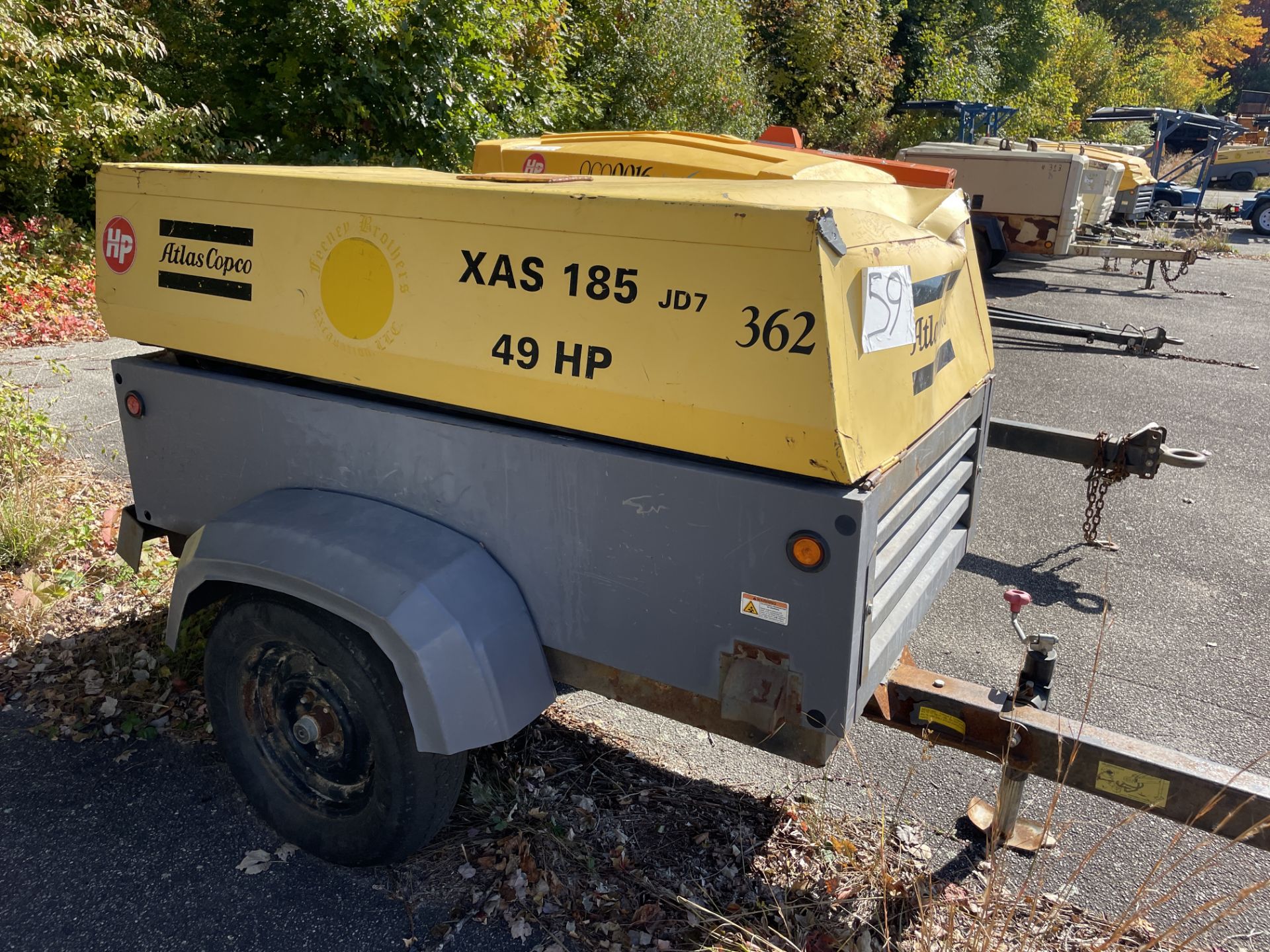 2012 Atlas Copco XAS 185, Hrs: 1,964, Vin#: 4500A1010CR041343 ( TURNS OVER DOESNT START) - Image 2 of 3