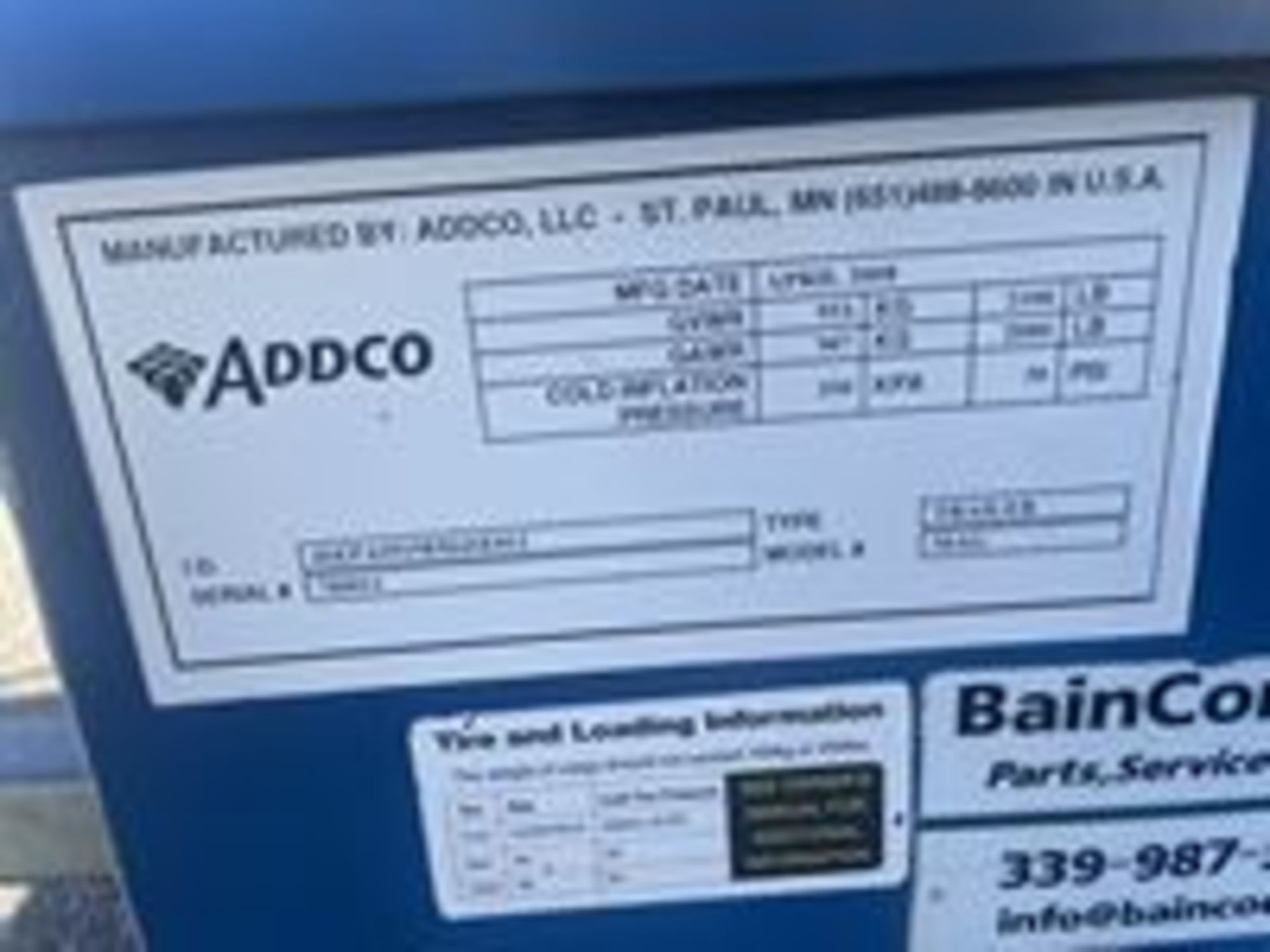 2008 Addco Towable Sign Board w/Programmable Controls V/N: 4SEPA09198M4SE011 - Image 3 of 3