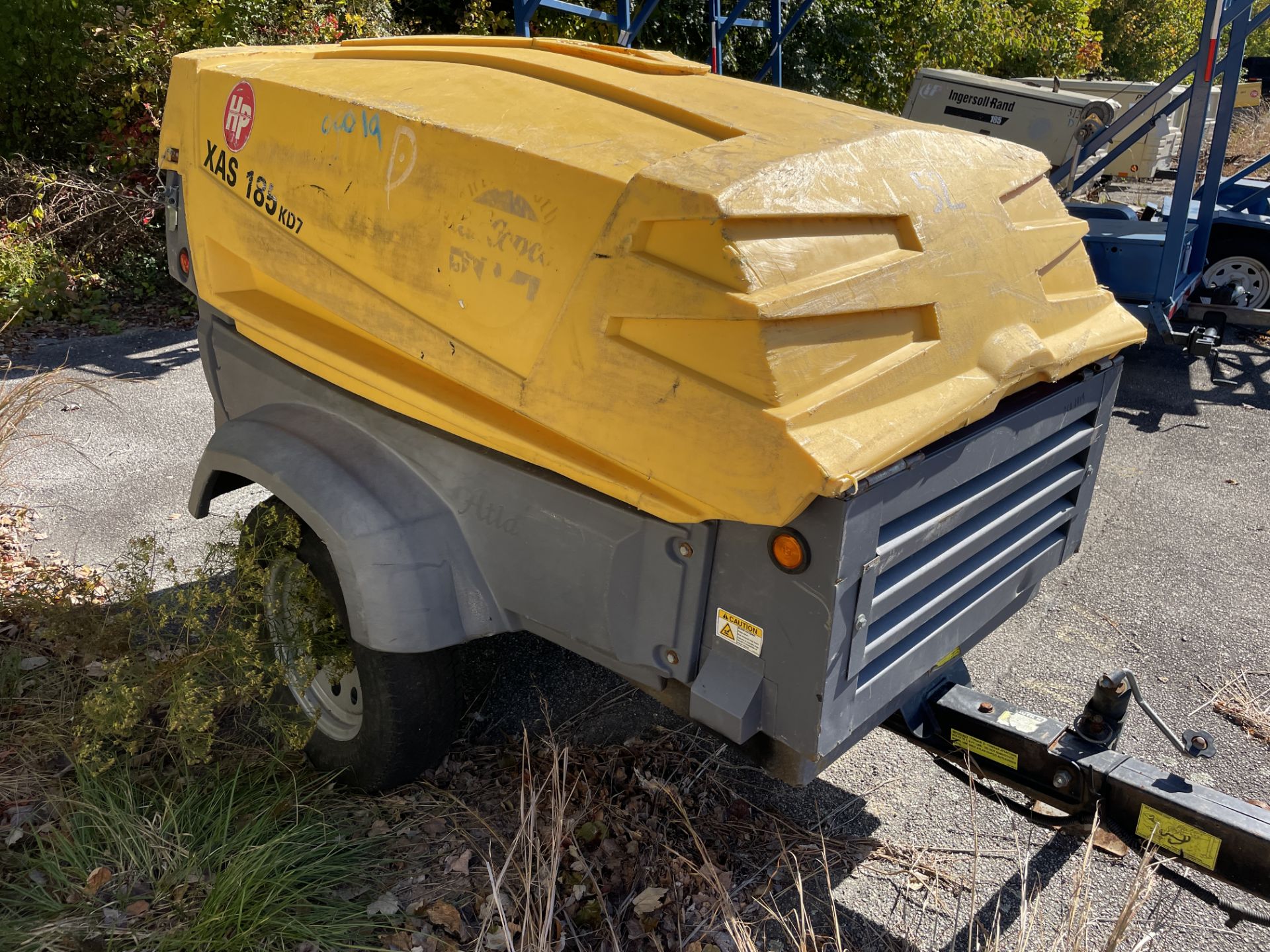 2015 Atlas Copco XAS185 Towable Air Compressor, Kubota Motor, Hrs: 1,081, (STARTS) - Image 3 of 6