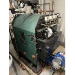 Columbia 30 BHP Gas Fired, Low-Pressure Steam Boiler w/Expansion Tank & Skidmore #PC6N Pump (SEE