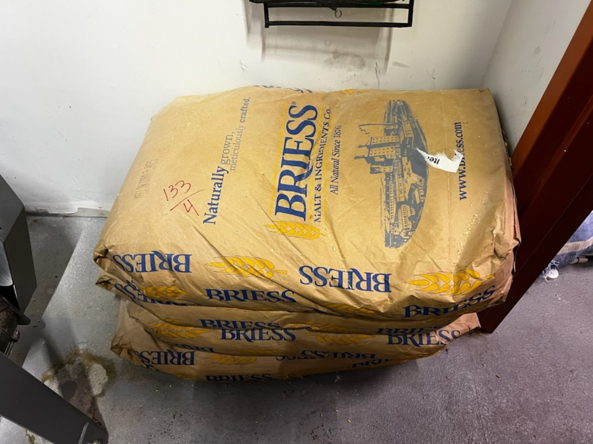 (4) 50 Lb. Bags of Briess Yellow Corn Flakes