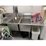 Approx 6' All SS 2 Compartment Sink