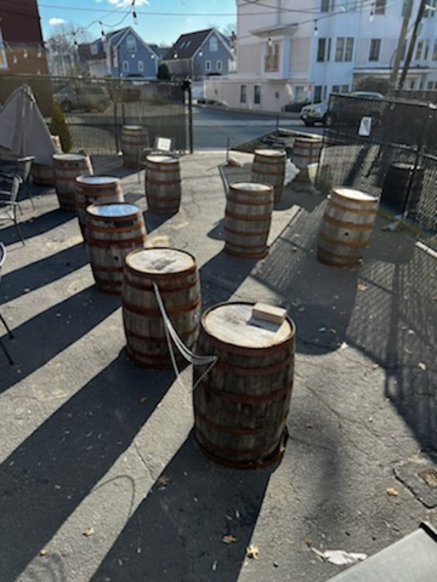 (2) Whiskey Barrels