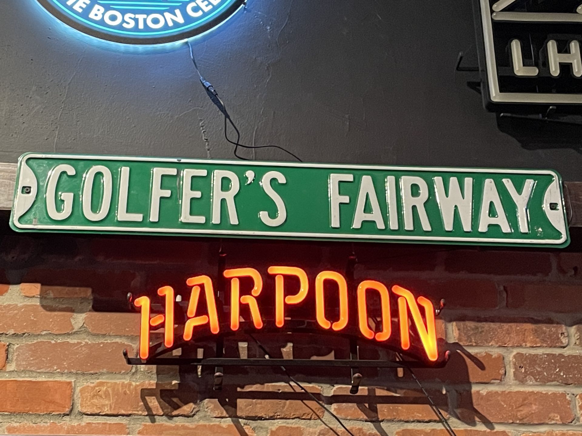 Golfers Fairway Street Sign