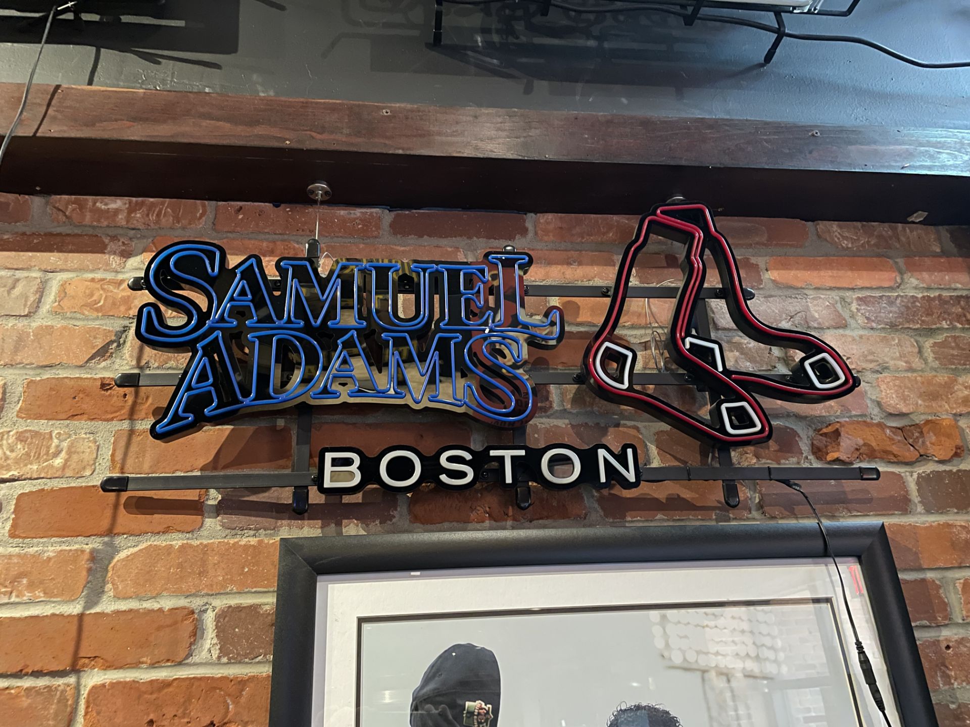 Sam Adams Red Sox Illuminated Sign ( Does Not Light Up )