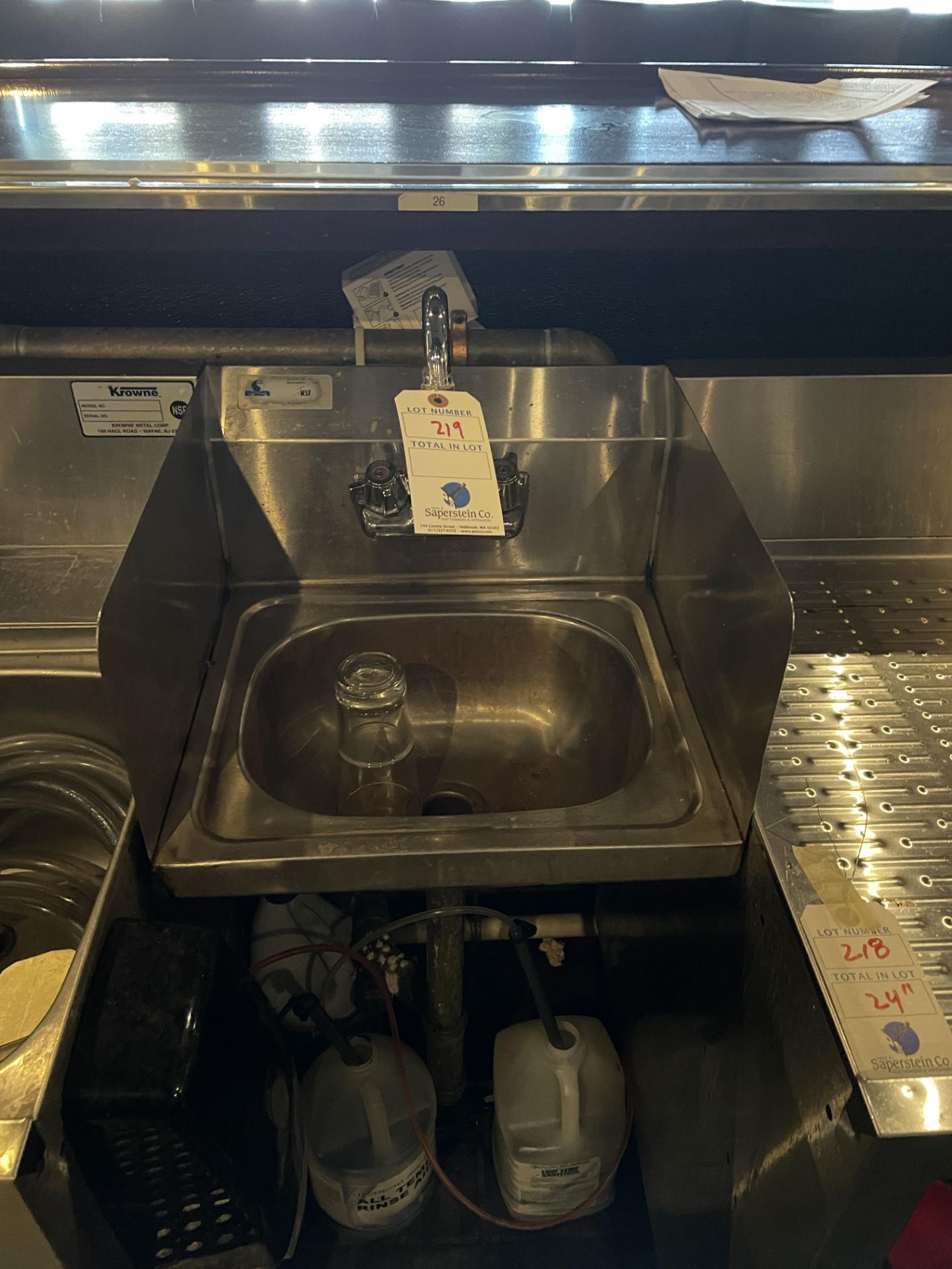 15" SS Hand Wash Sink