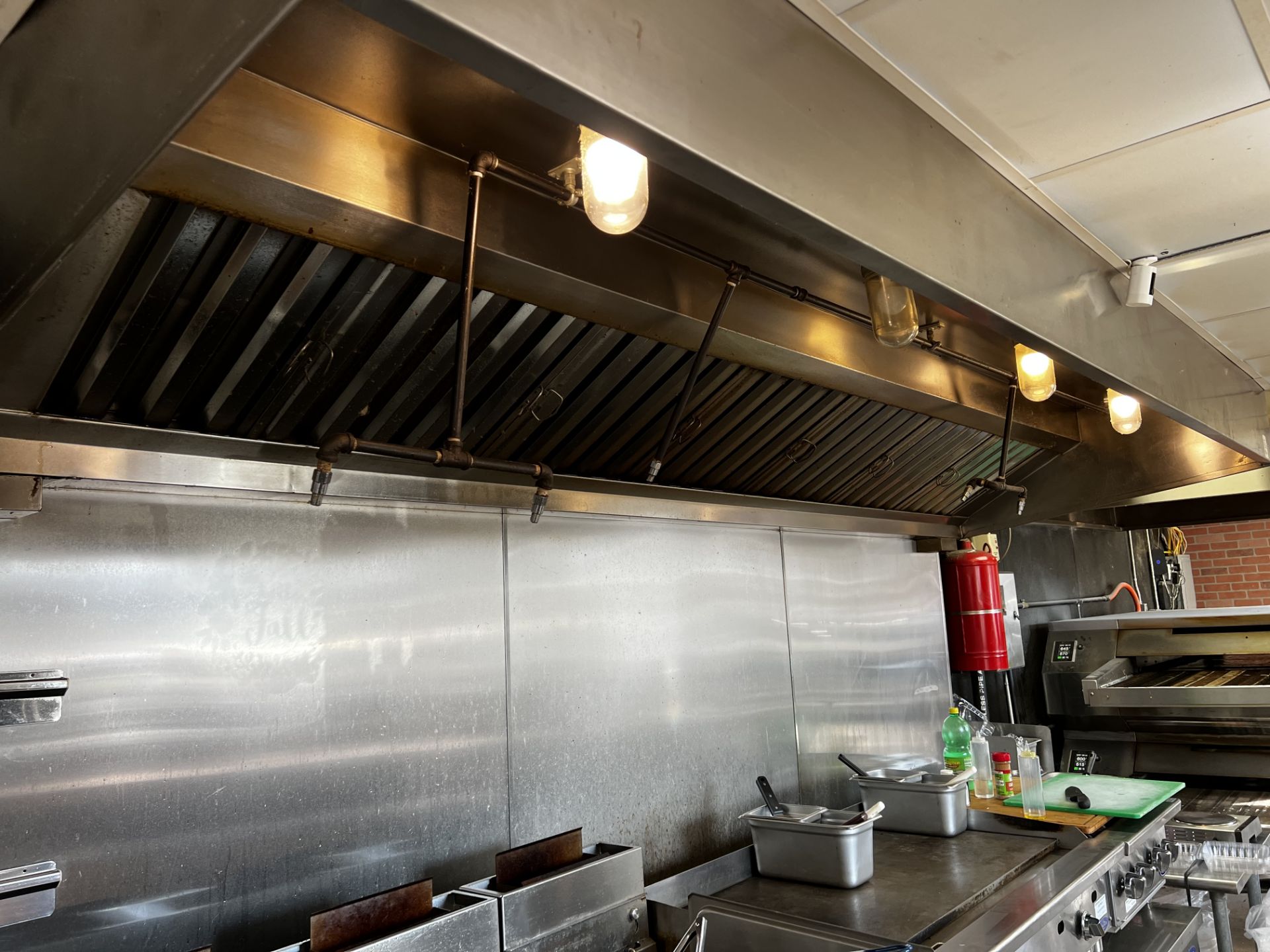 12' Stainless Steel Exhaust Hood w/Stainless Steel Backing