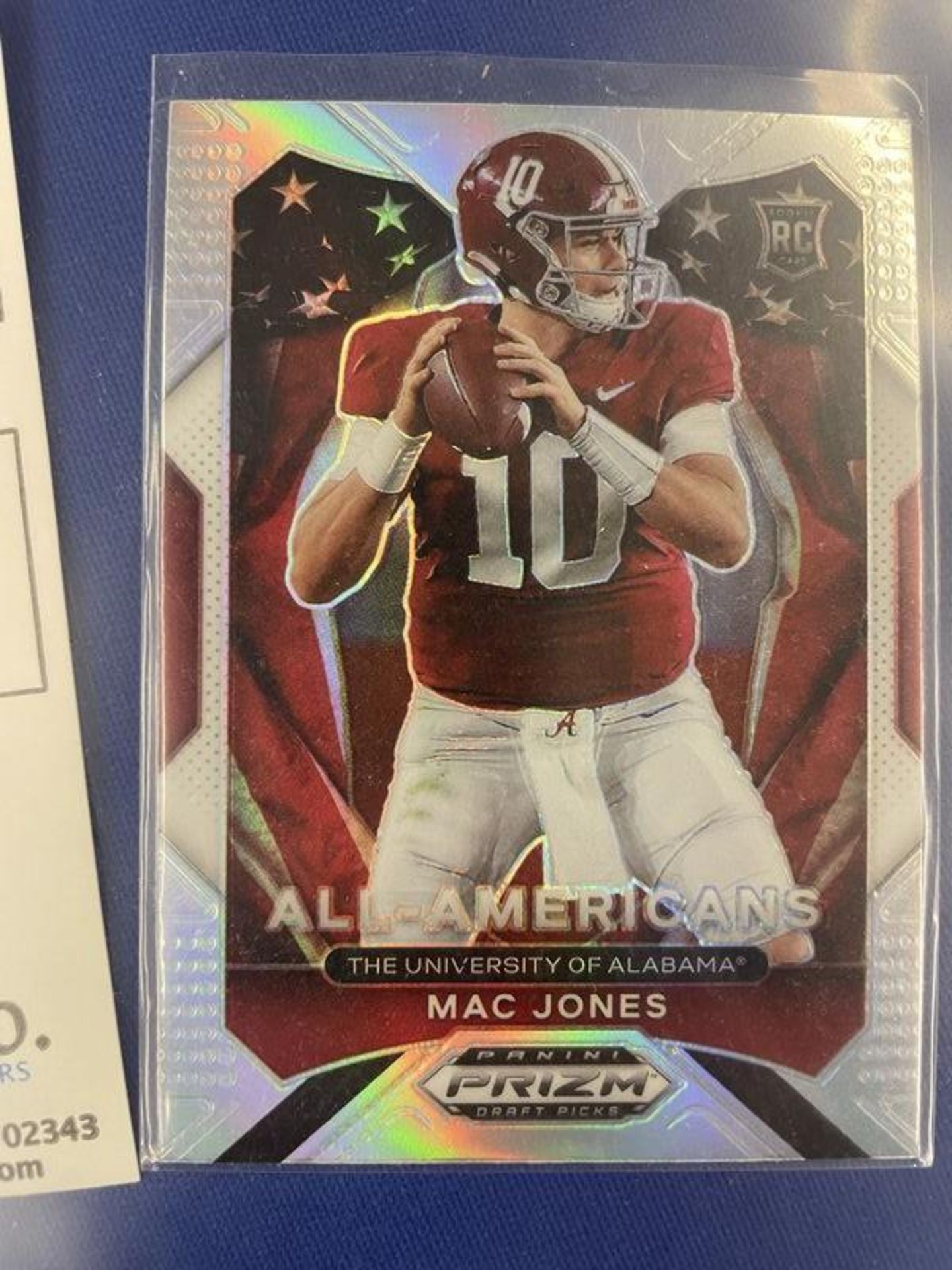 2021 Panini Mac Jones Alabama Player Card #183