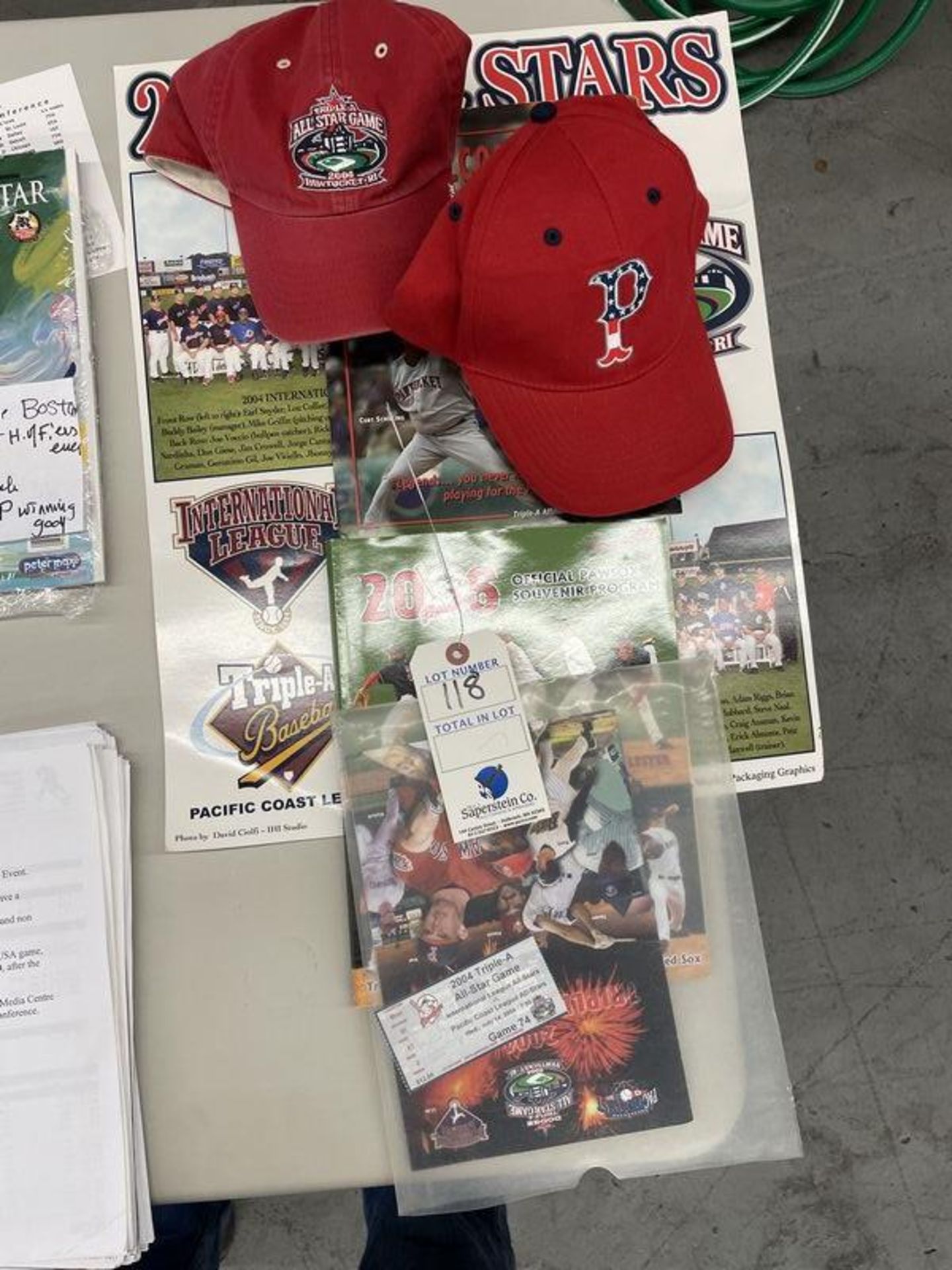 2004, 2006 Paw Sox Package, Programs, Tickets, Hats