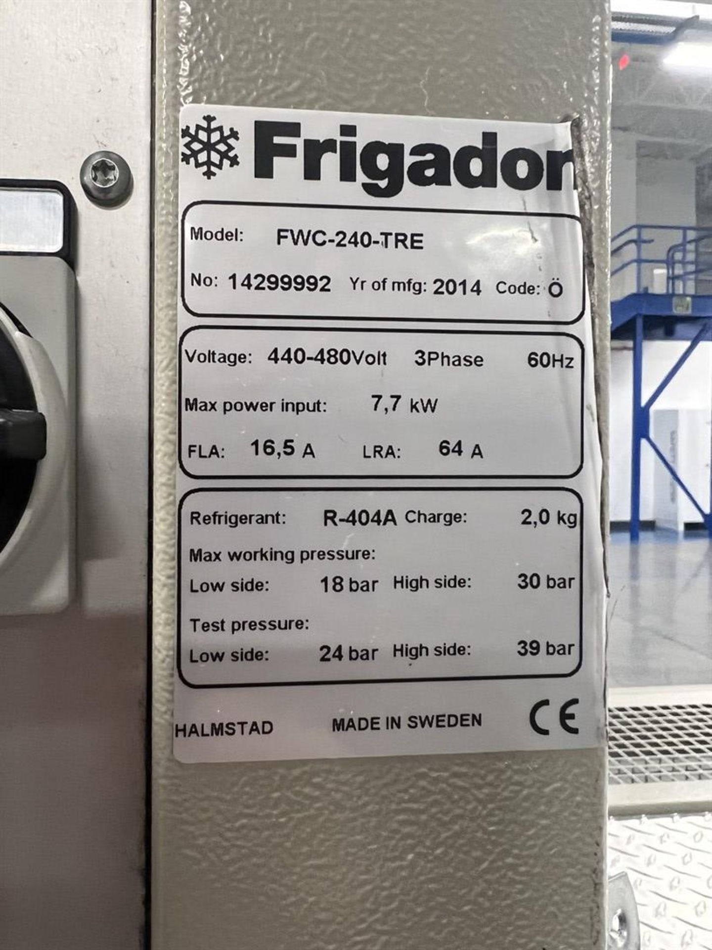 2014 FRIGADON Transor FWC-240-TRE Filter System, s/n 14299992 - Image 5 of 5