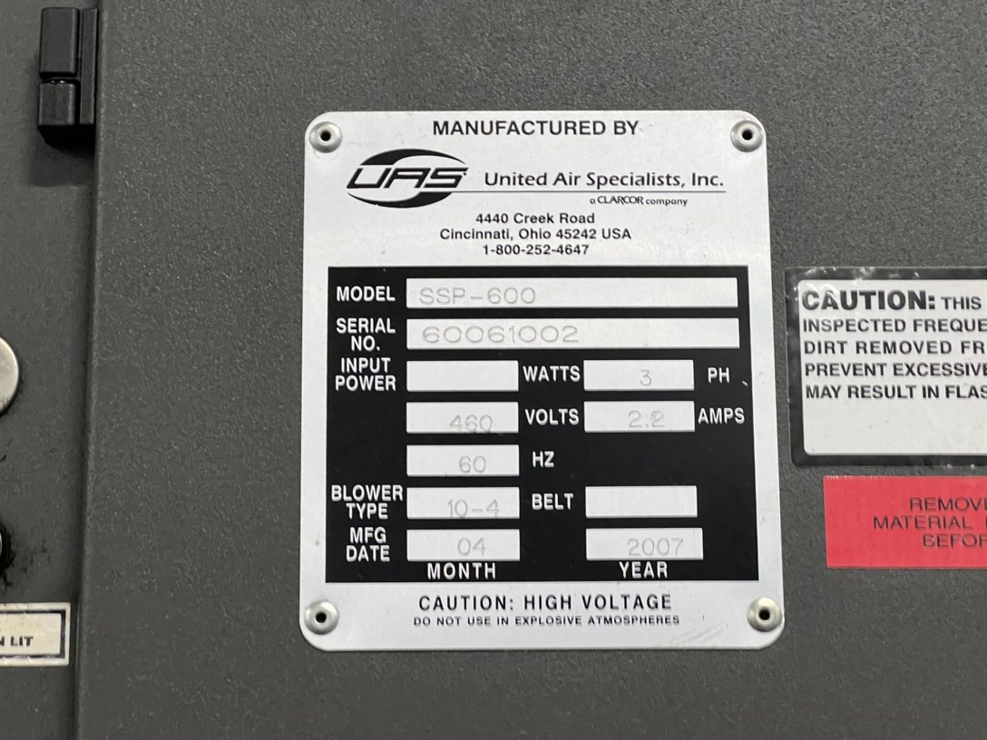 2007 WALTER Helitronic Mini Power CNC 7-Axis Tool & Cutter Grinder, s/n 663110, HMC 600 Control, - Image 11 of 13