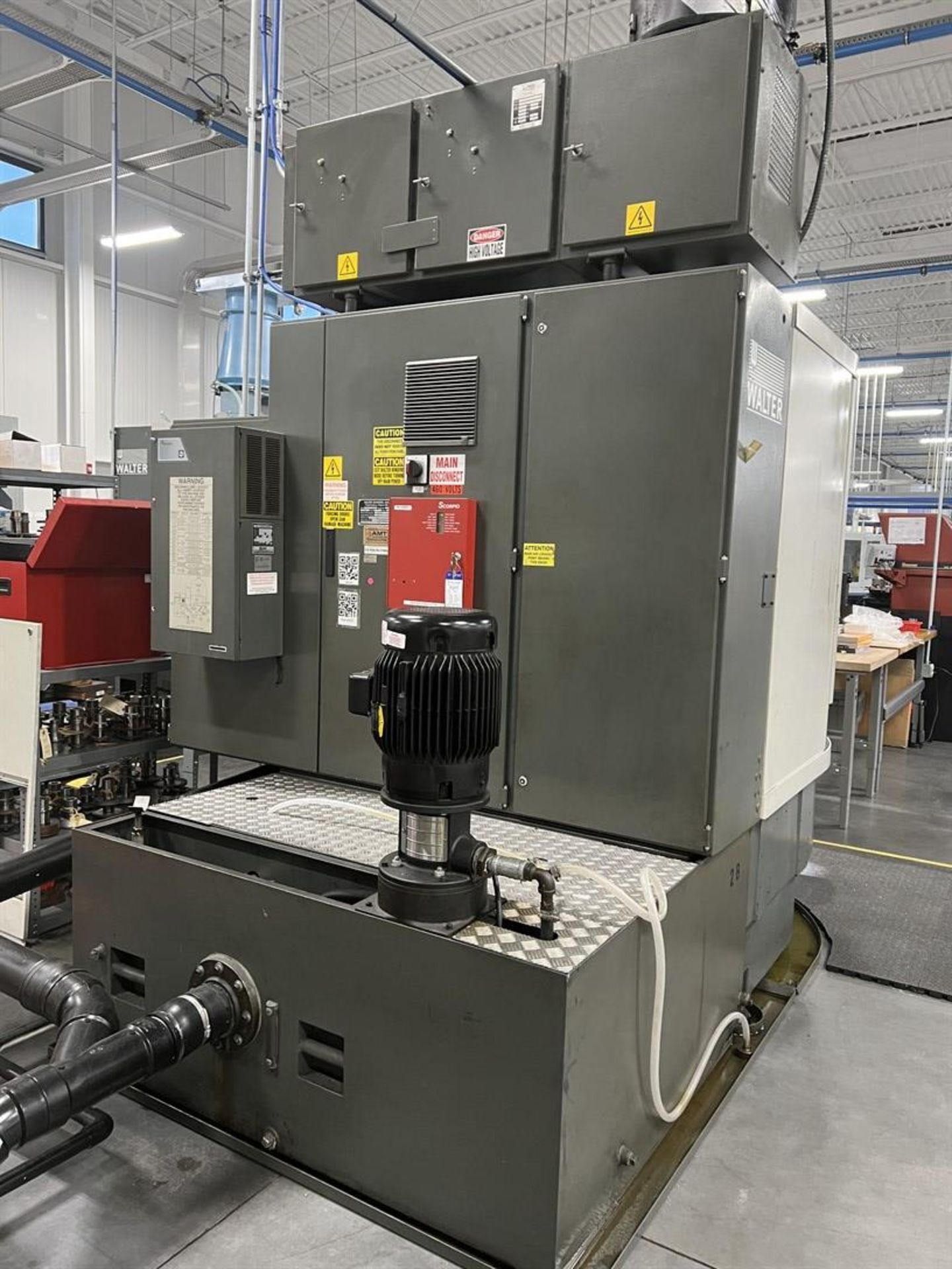 2000 WALTER Helitronic Production CNC 7-Axis Tool & Cutter Grinder, s/n 653050, HMC 500 Control, - Image 8 of 9