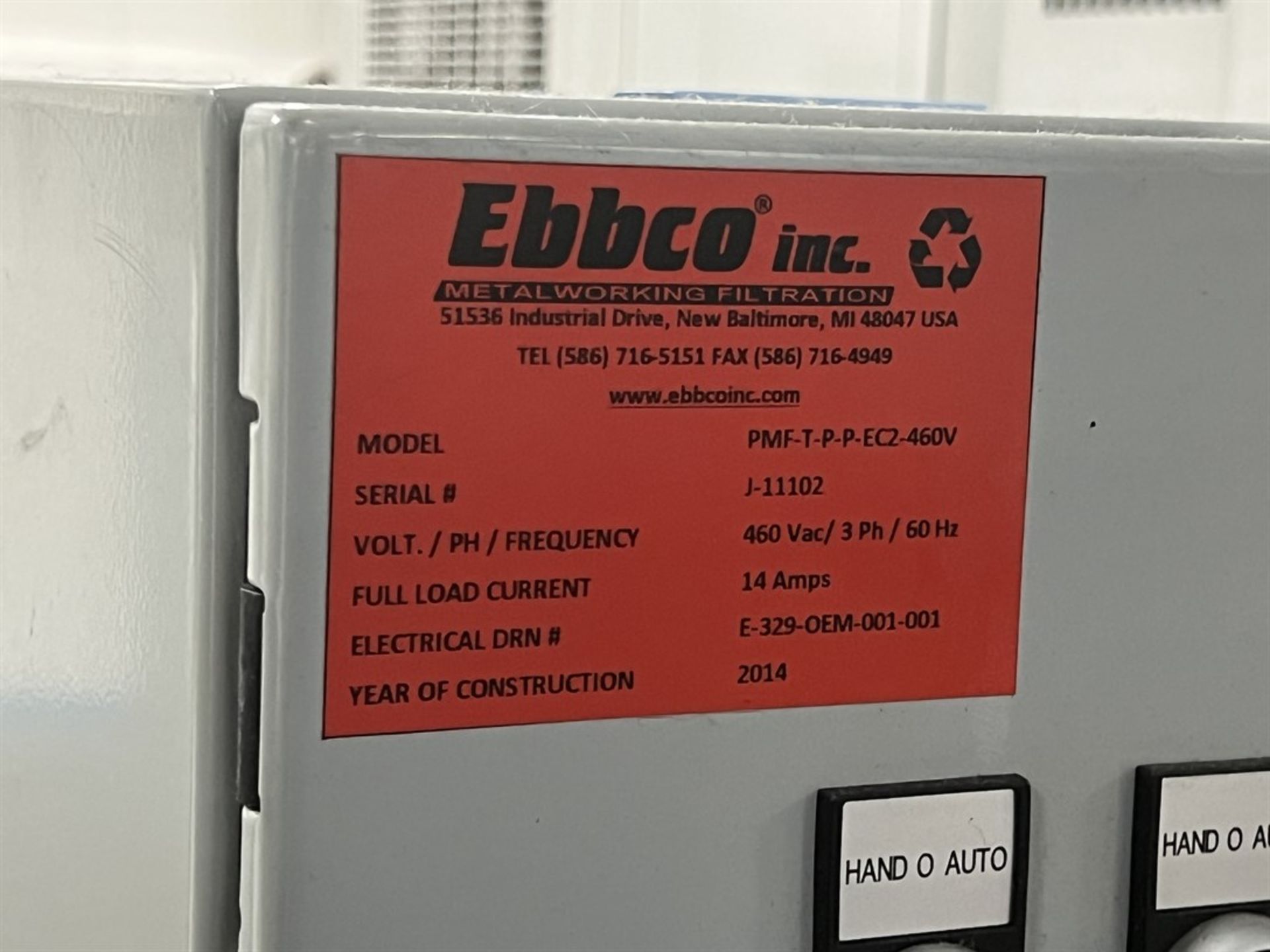 EBBCO Coolant Filtration System - Image 4 of 6