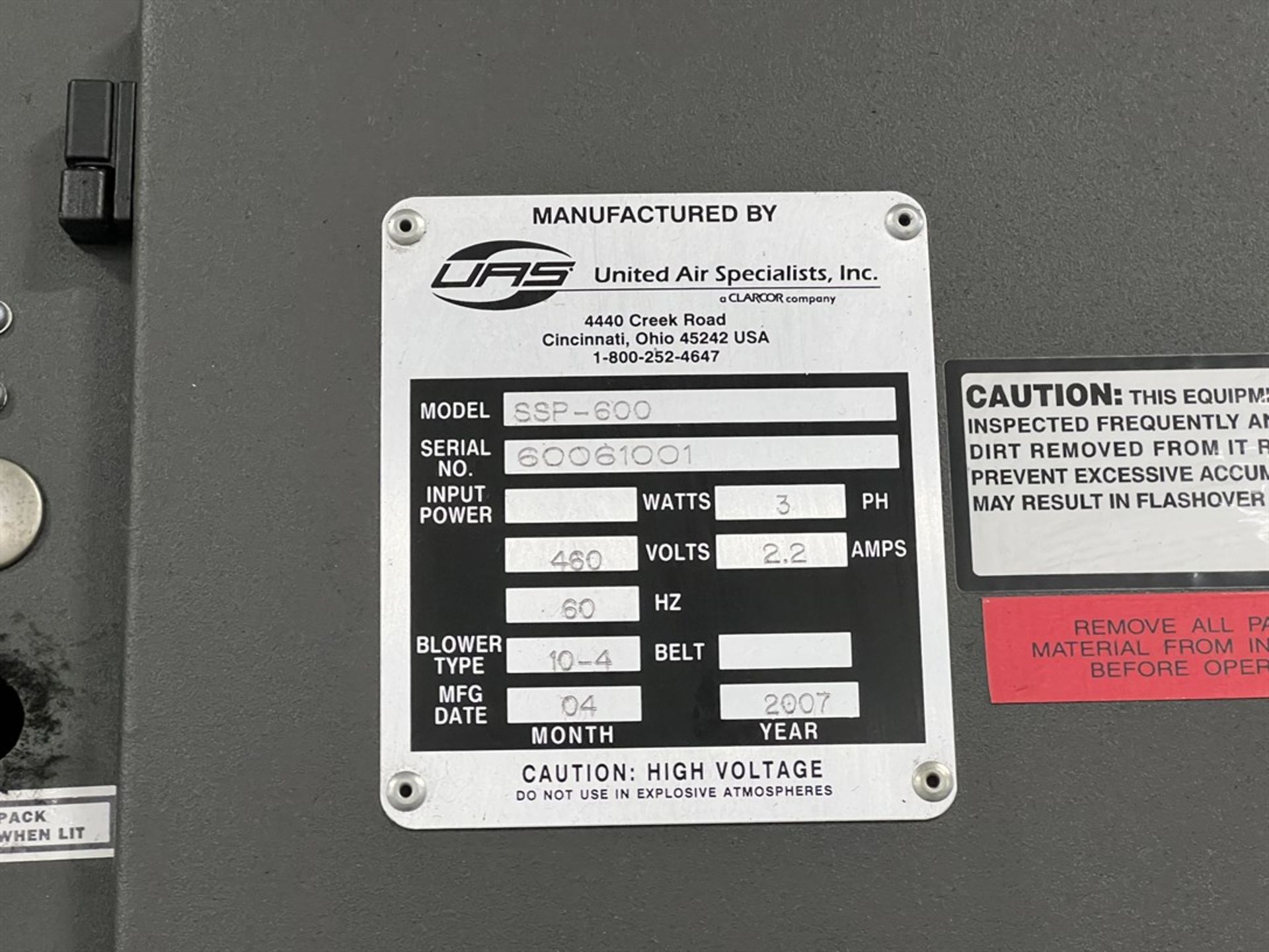 2007 WALTER Helitronic Mini Power CNC 7-Axis Tool & Cutter Grinder, s/n 663109, HMC 600 Control, - Image 11 of 13