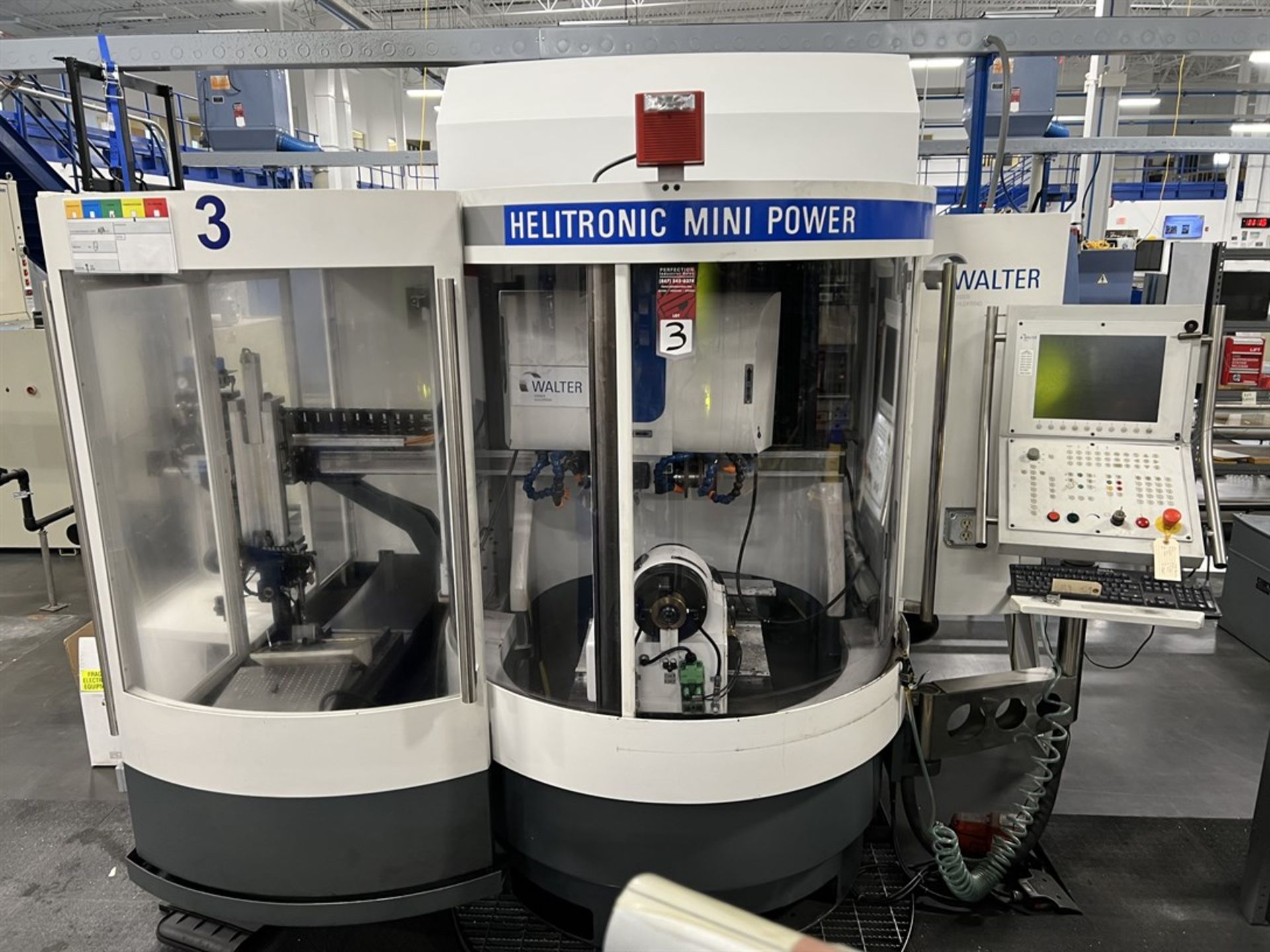 2007 WALTER Helitronic Mini Power CNC 7-Axis Tool & Cutter Grinder, s/n 663110, HMC 600 Control, - Image 2 of 13