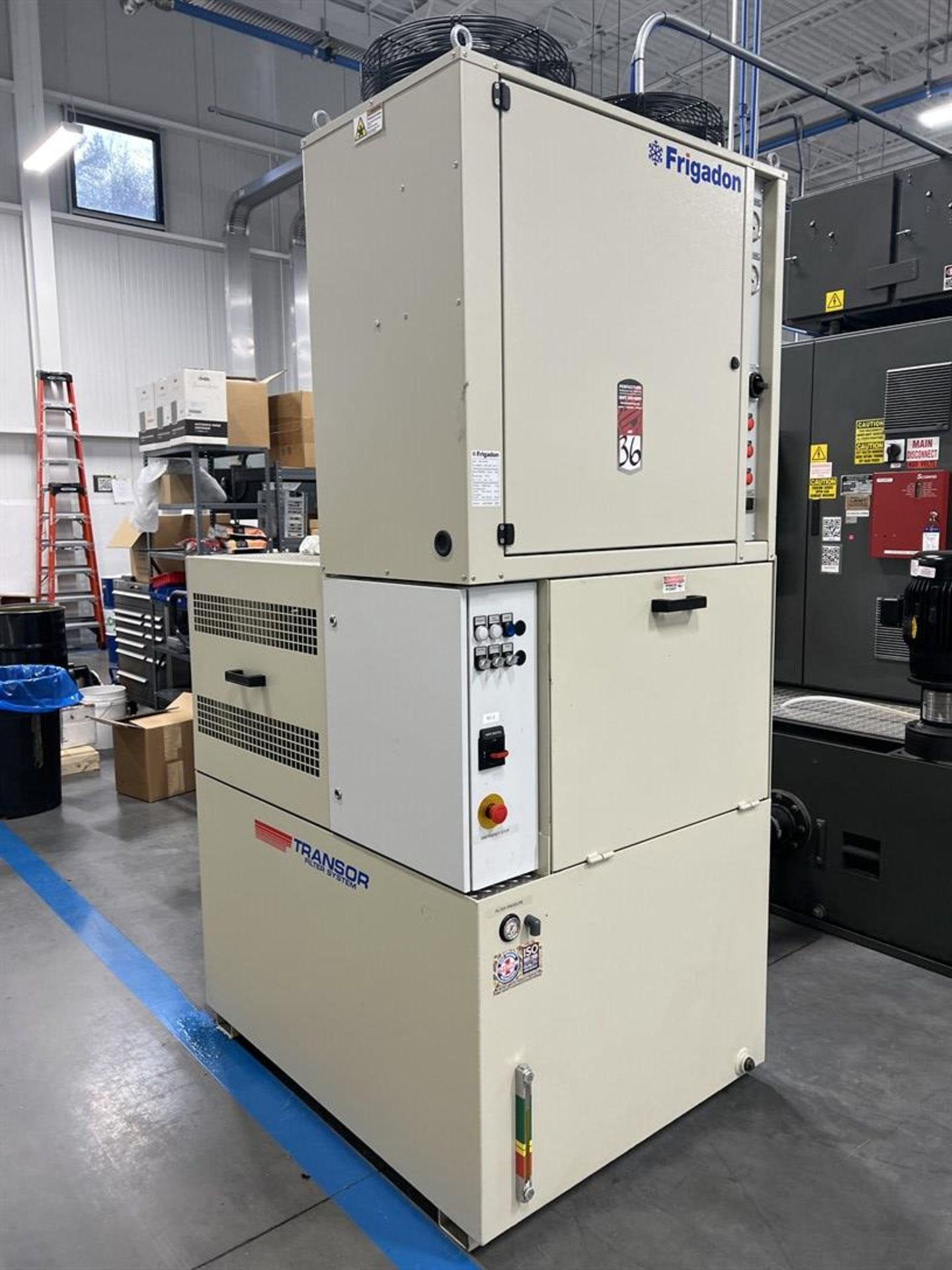 2018 FRIGADON FWX-110-TRE Chiller System, s/n 18326531, R-404A