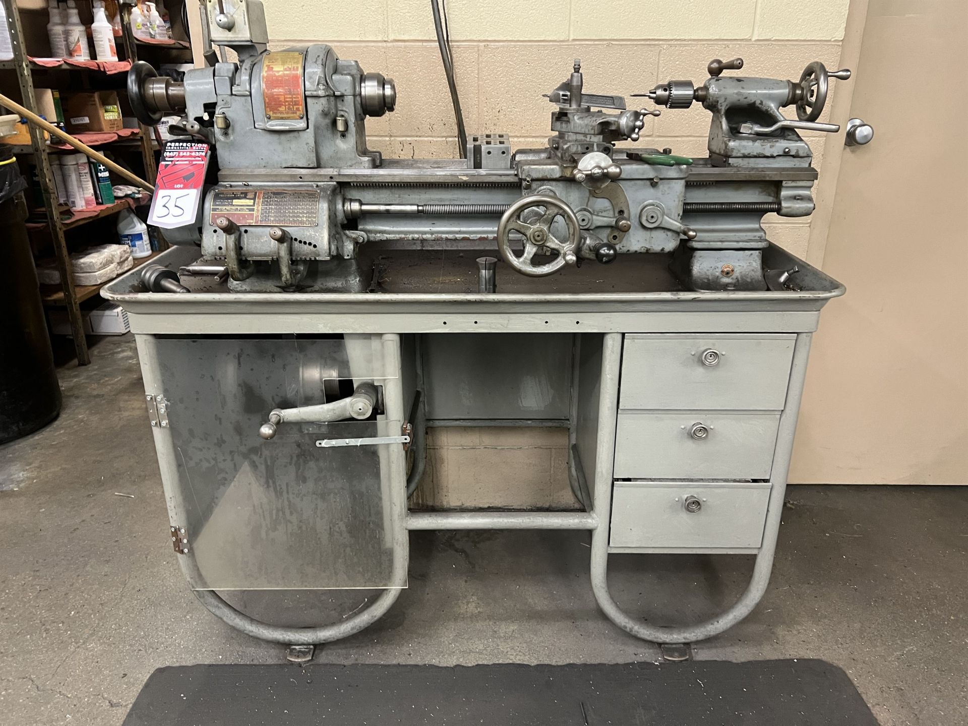 SOUTH BEND 10" x 18" CL187ZB Engine Lathe, s/n na, Collet Nose, Tool Post, Tailstock w/ Jacobs Chuck