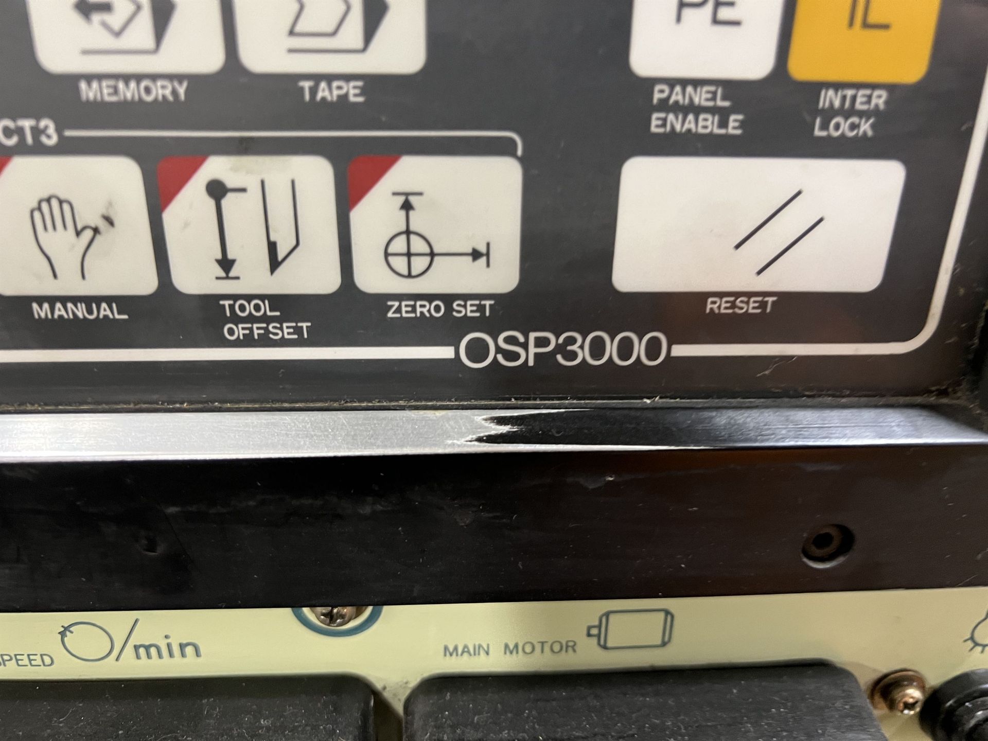 OKUMA LH35-N CNC Turning Center s/n 5702-1786, OSP3000 Control, Kitagawa B-18 8" 3-Jaw Chuck, 4- - Image 9 of 13
