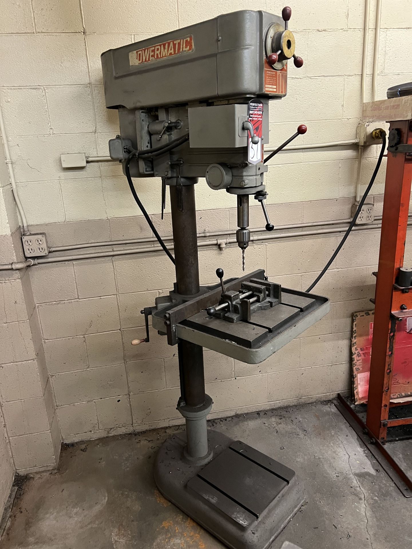 POWERMATIC 1200 Drill Press, s/n 65-6334, 18" x 15-1/2" Table, 300-2000 RPM (This lot is located - Image 2 of 6