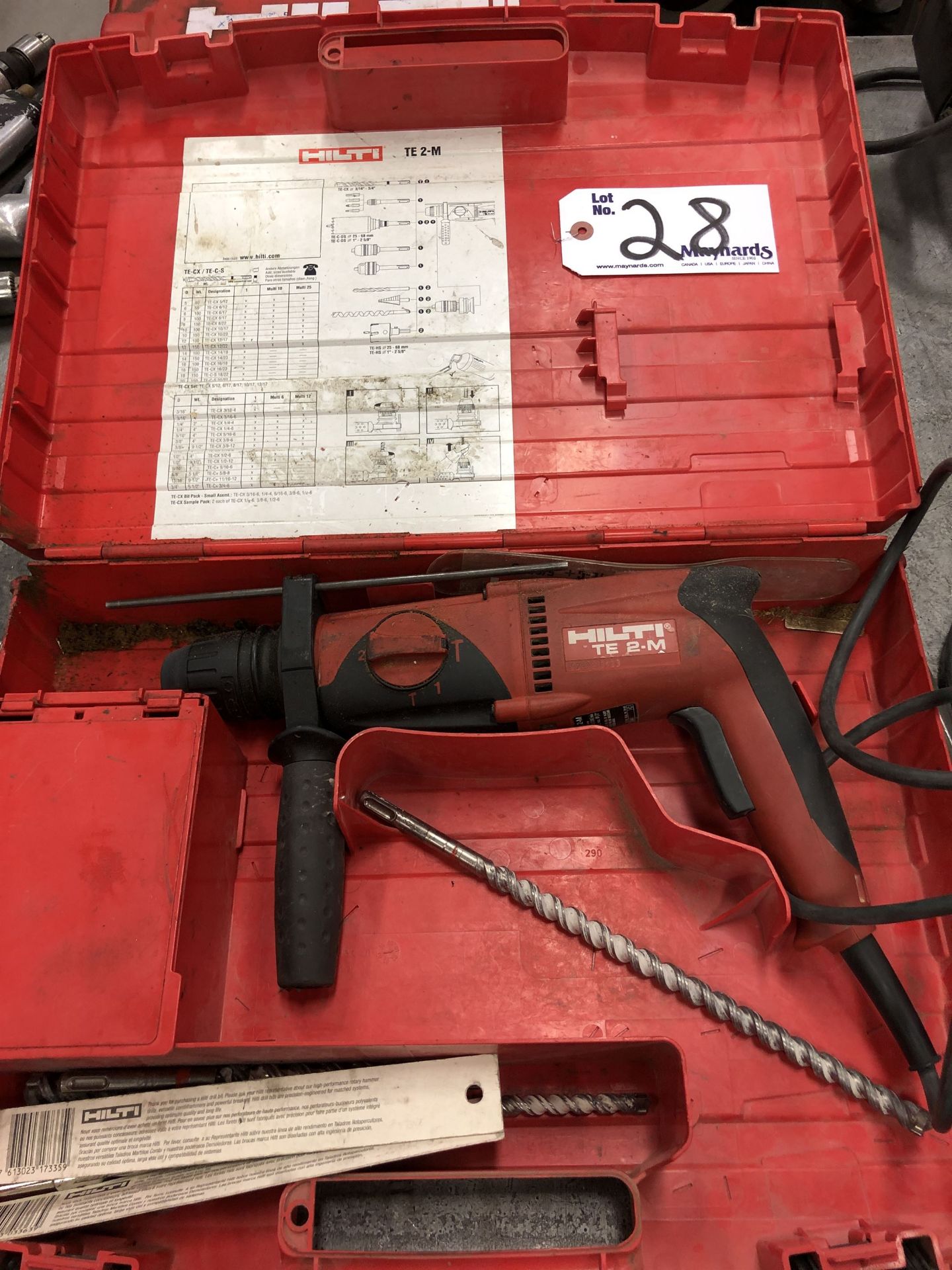 HILTI TE2-M Hammer Drill