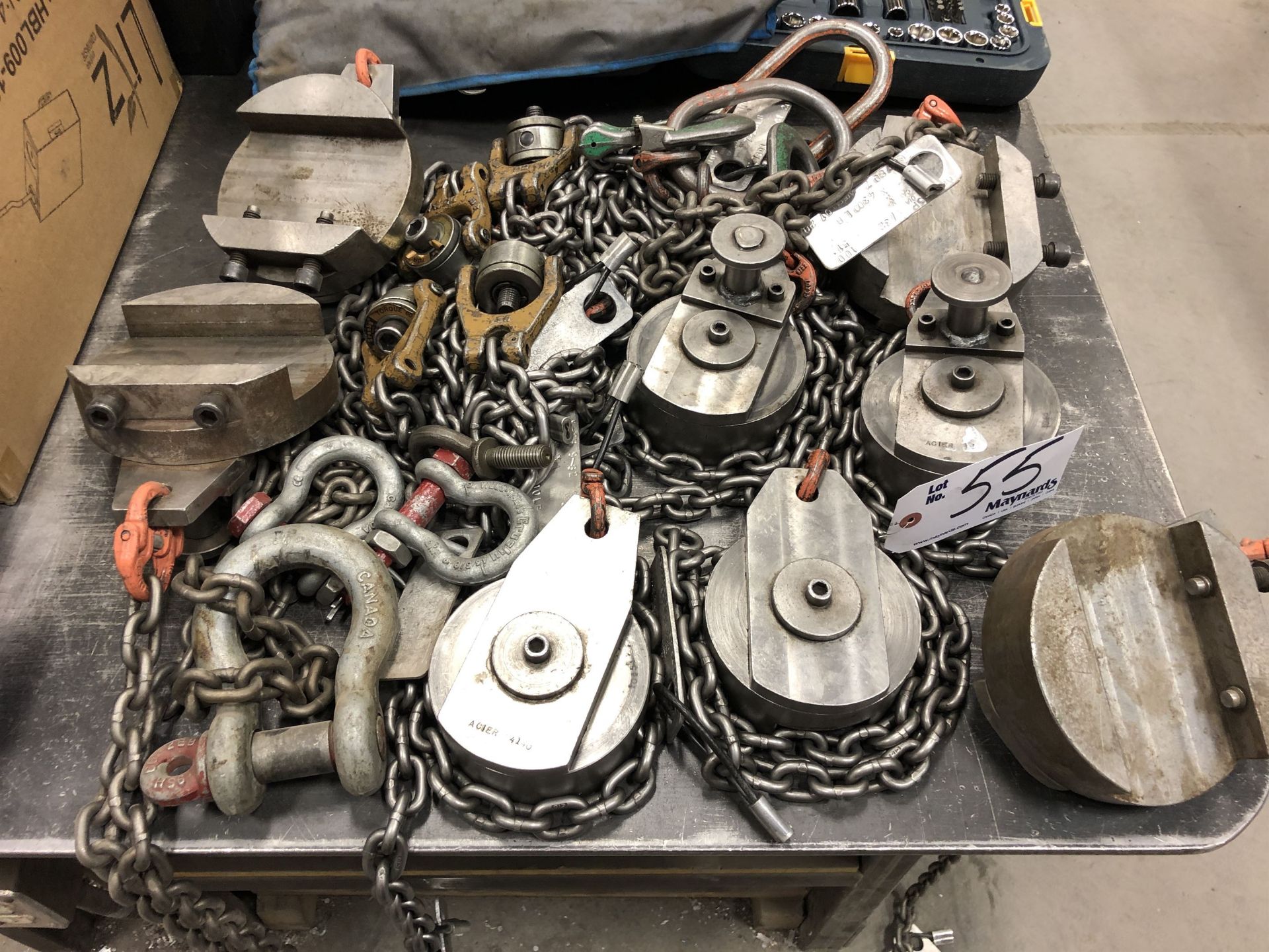 Lot of Crane Hook Attachments