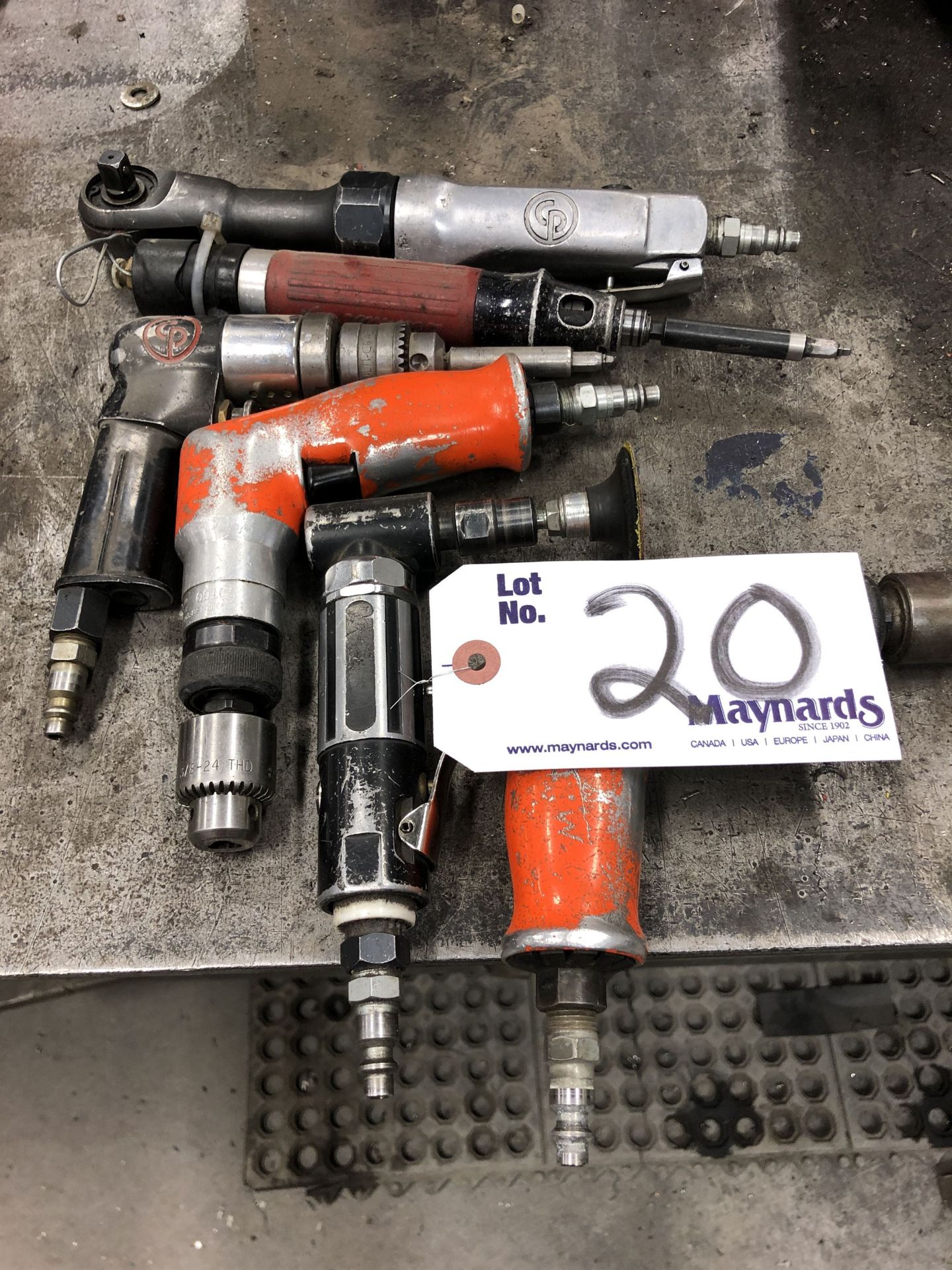 Lot of Pneumatic Tools