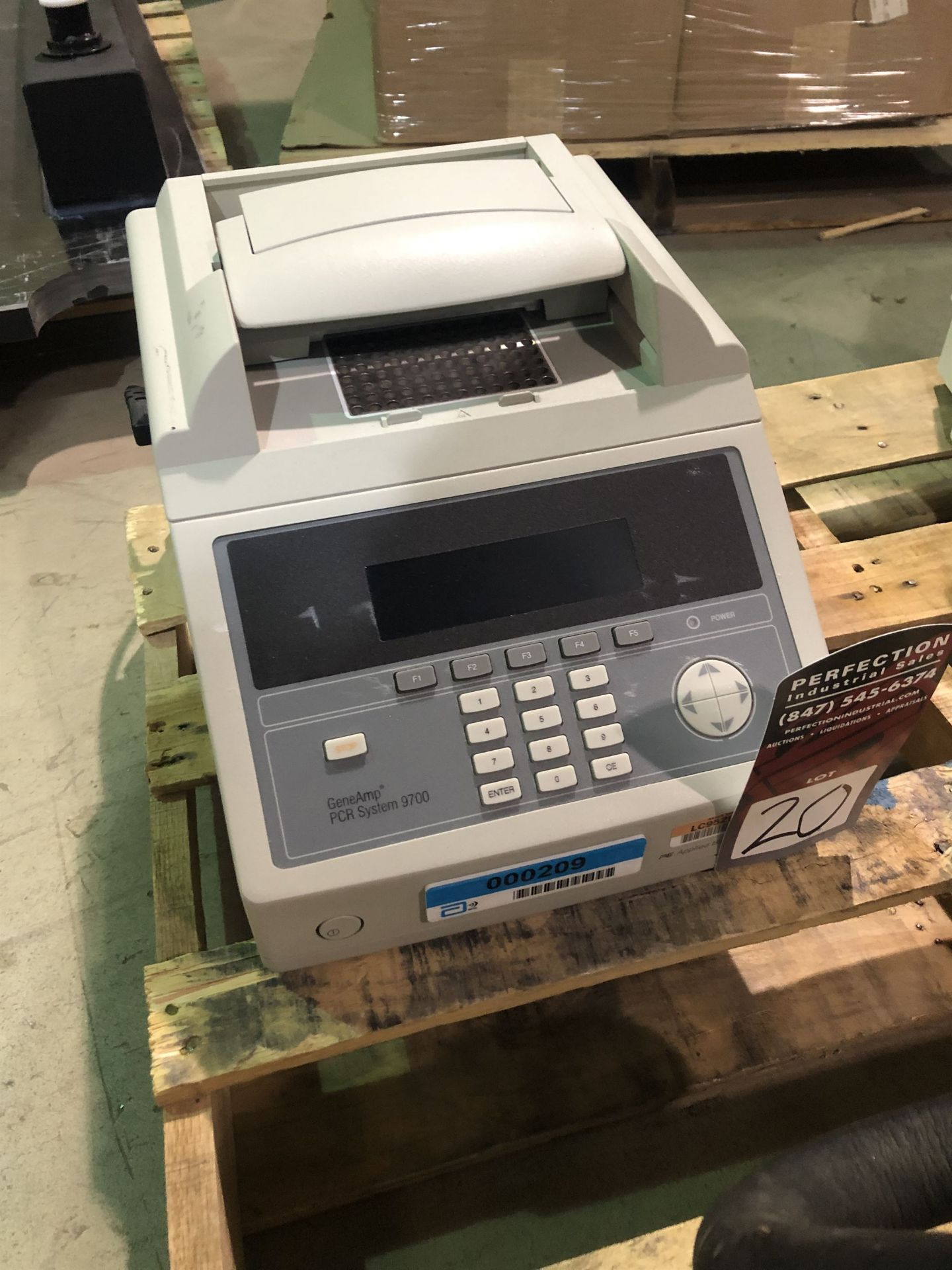 PERKIN ELMER GeneAmp PCR System 9700 Thermal Cycler, 805S9021000