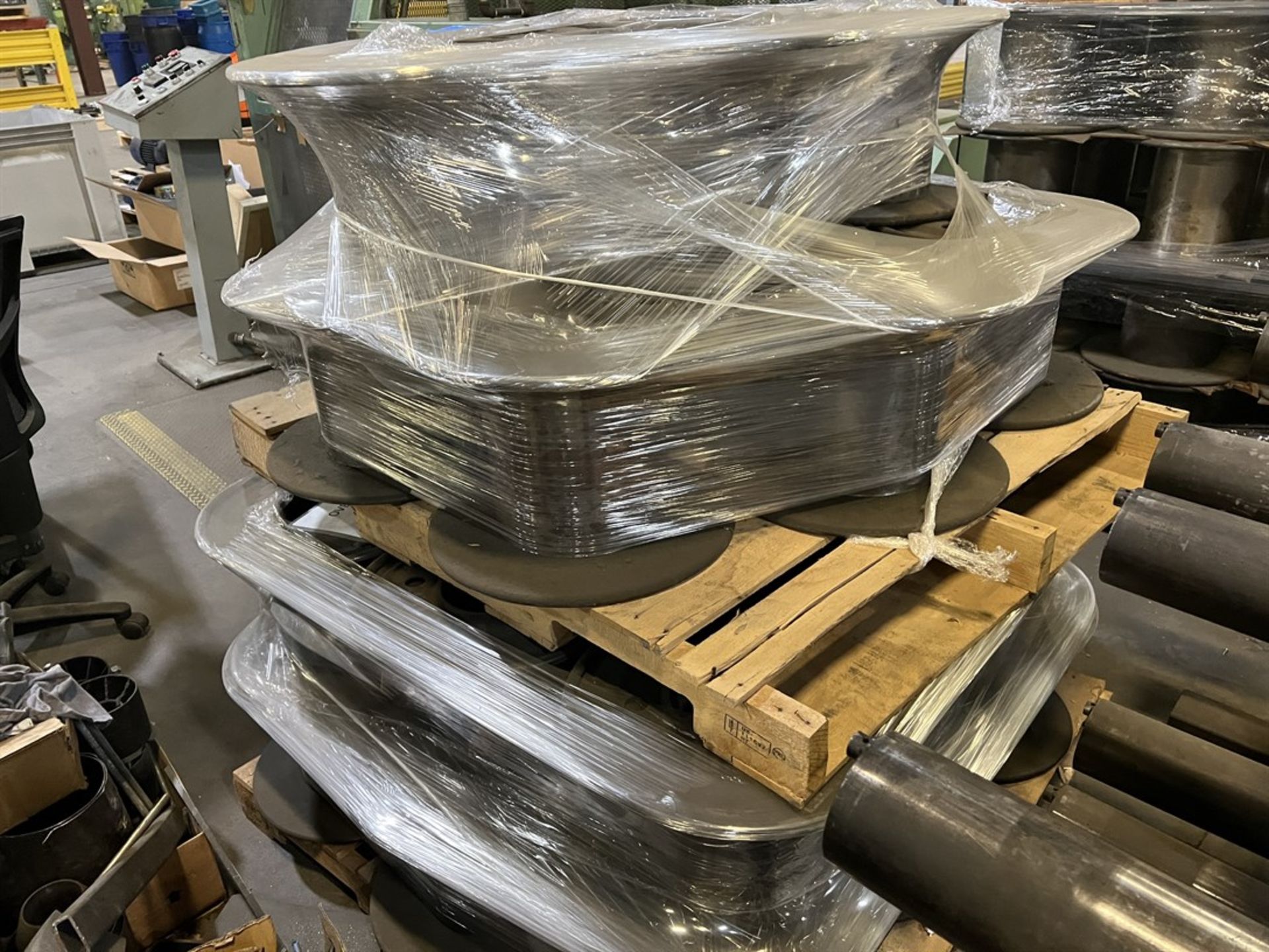 Lot of (2) Reel Trees w/ Pallet of R-16 Reels for Anneal Furnace - Image 3 of 3