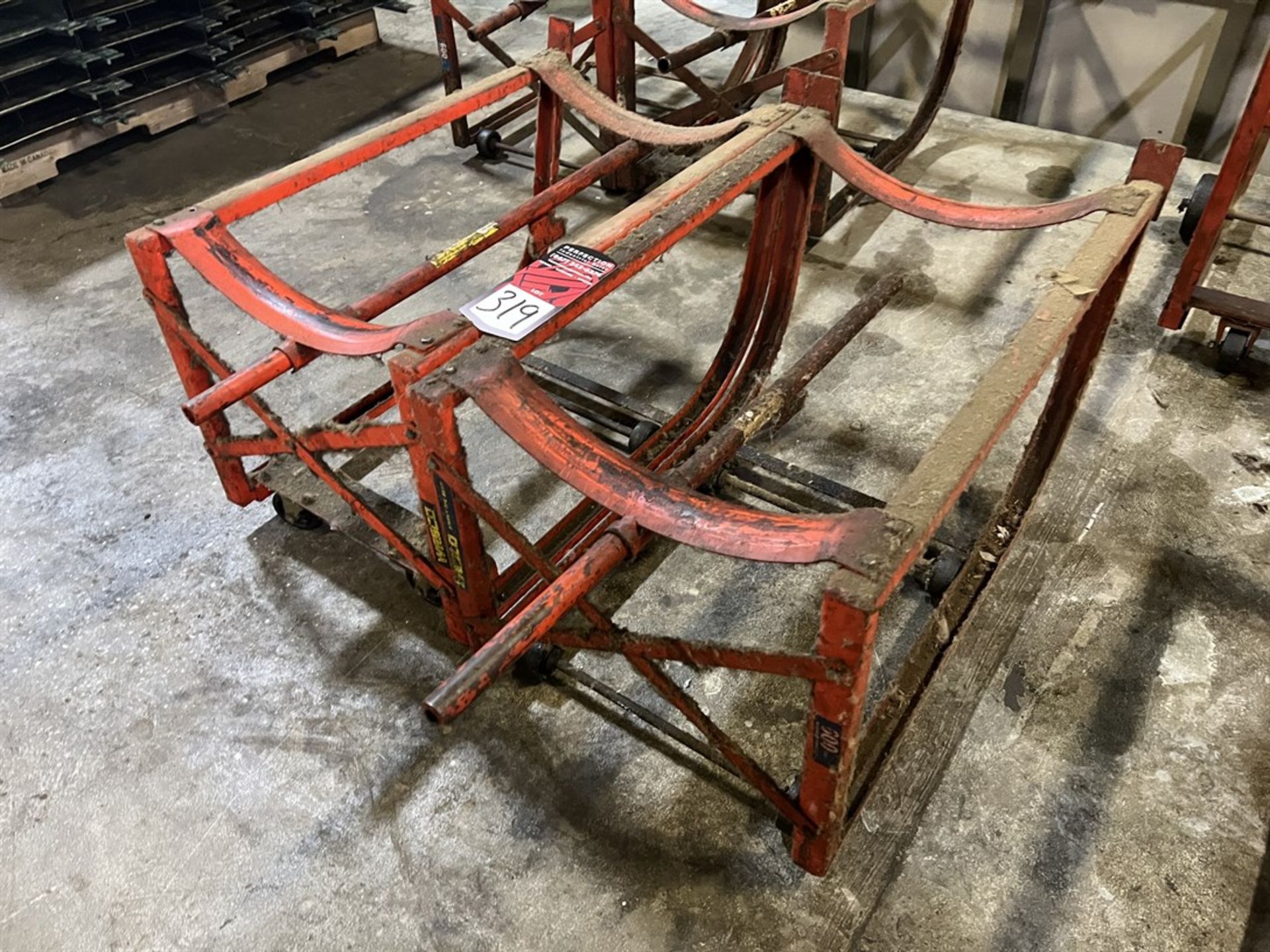 Lot of (2) WESCO Drum Carts