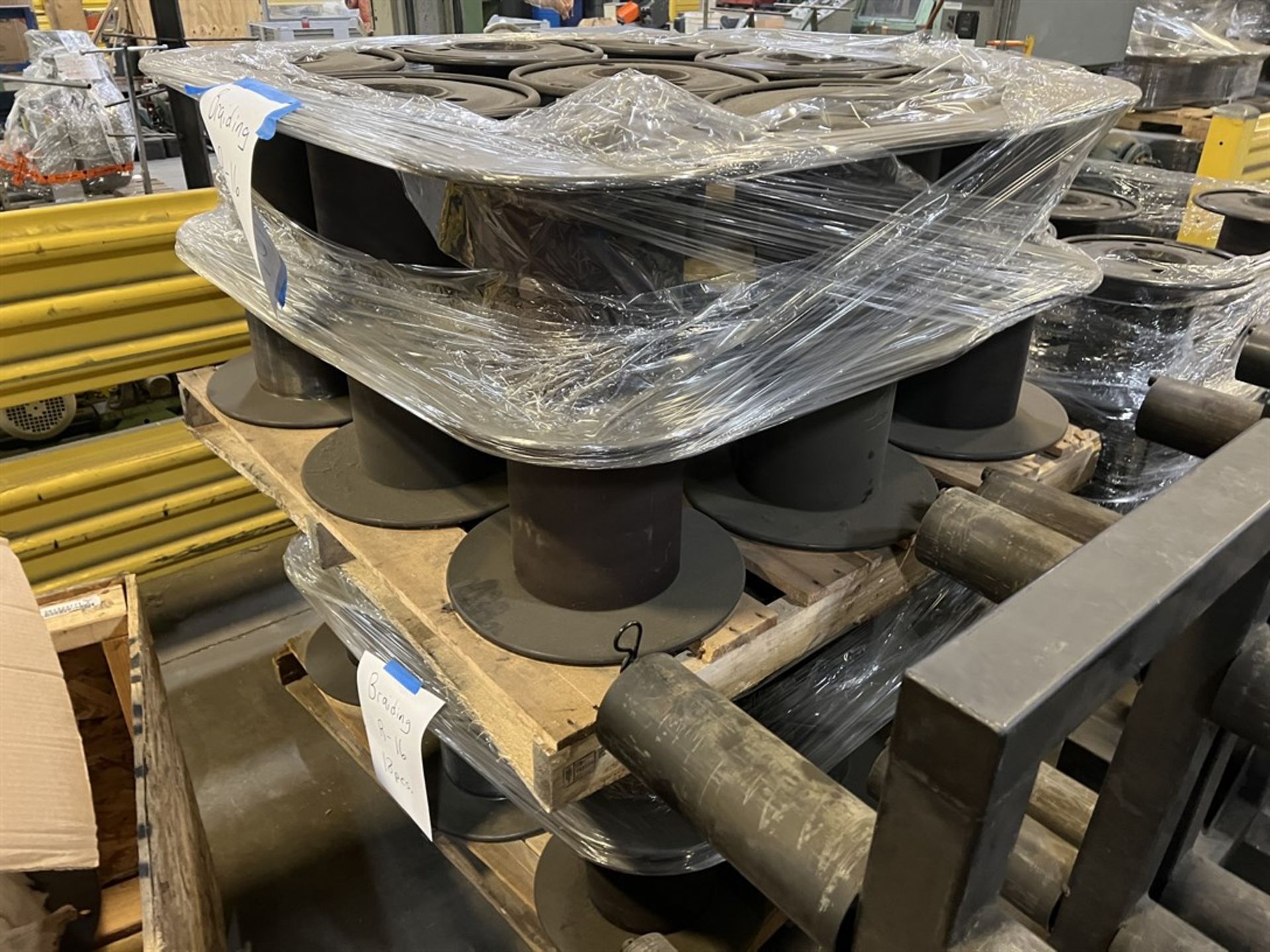 Lot of (2) Reel Trees w/ Pallet of R-16 Reels for Anneal Furnace - Image 3 of 3