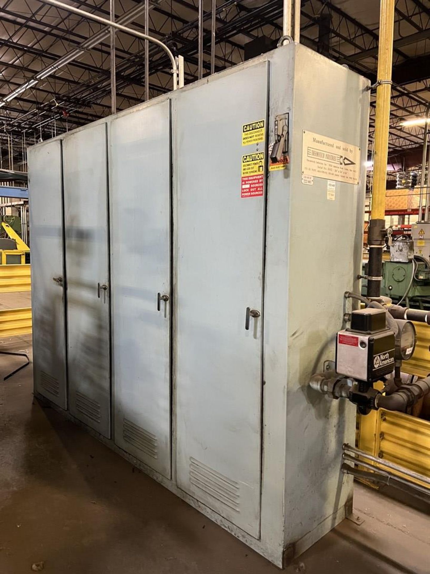 THERMOTECH VTF36.36.64 Natural Gas Fired Vacuum Annealing Furnace, s/n 3002, w/ 36’’ x 36” x 64” - Image 7 of 13