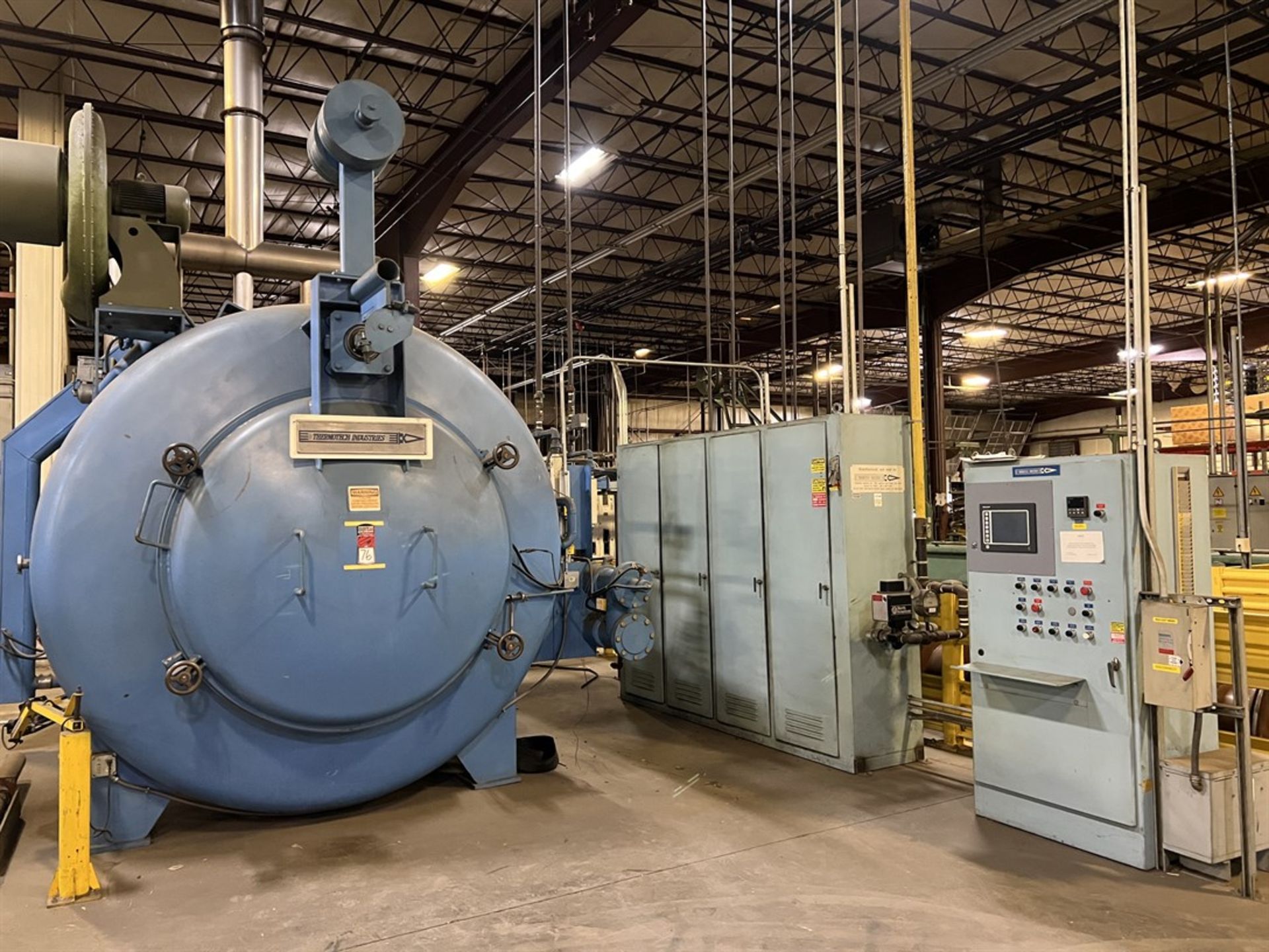 THERMOTECH VTF36.36.64 Natural Gas Fired Vacuum Annealing Furnace, s/n 3002, w/ 36’’ x 36” x 64”