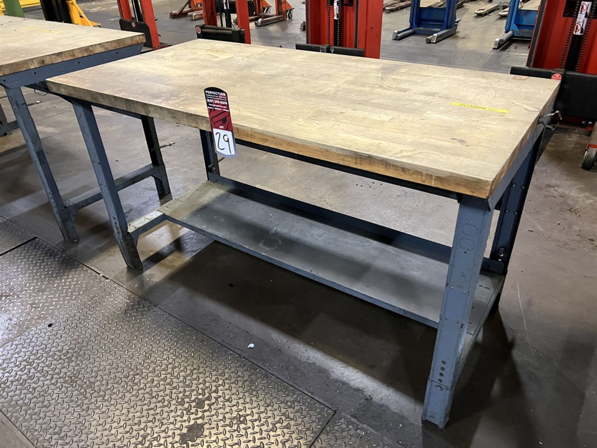 Wood Top Work Bench, 30" x 60"