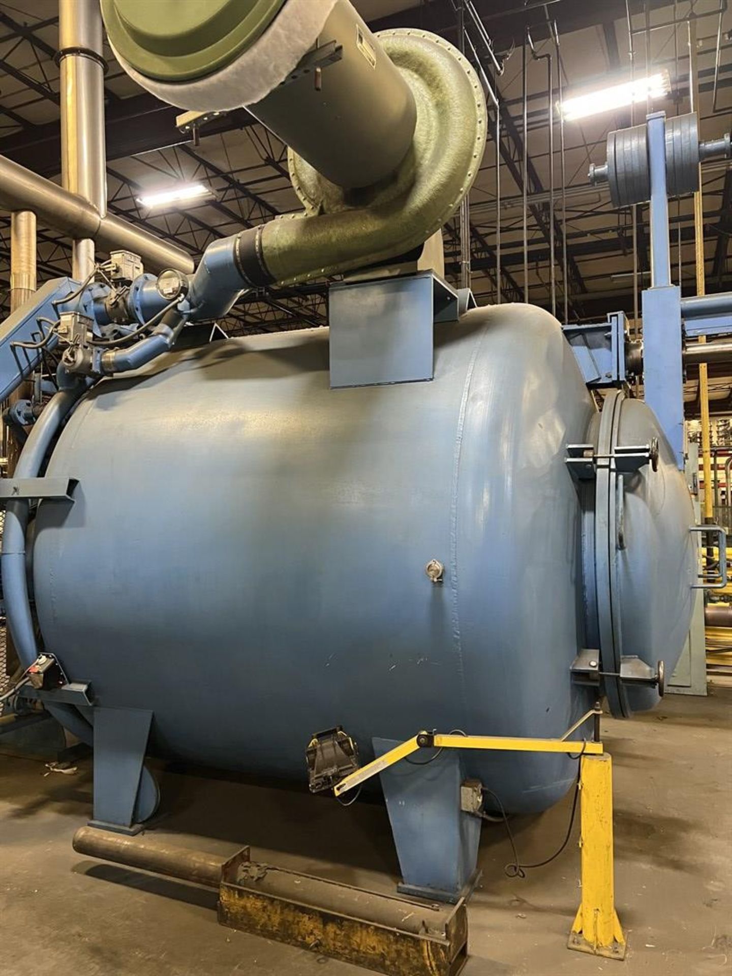 THERMOTECH VTF36.36.64 Natural Gas Fired Vacuum Annealing Furnace, s/n 3002, w/ 36’’ x 36” x 64” - Image 4 of 13