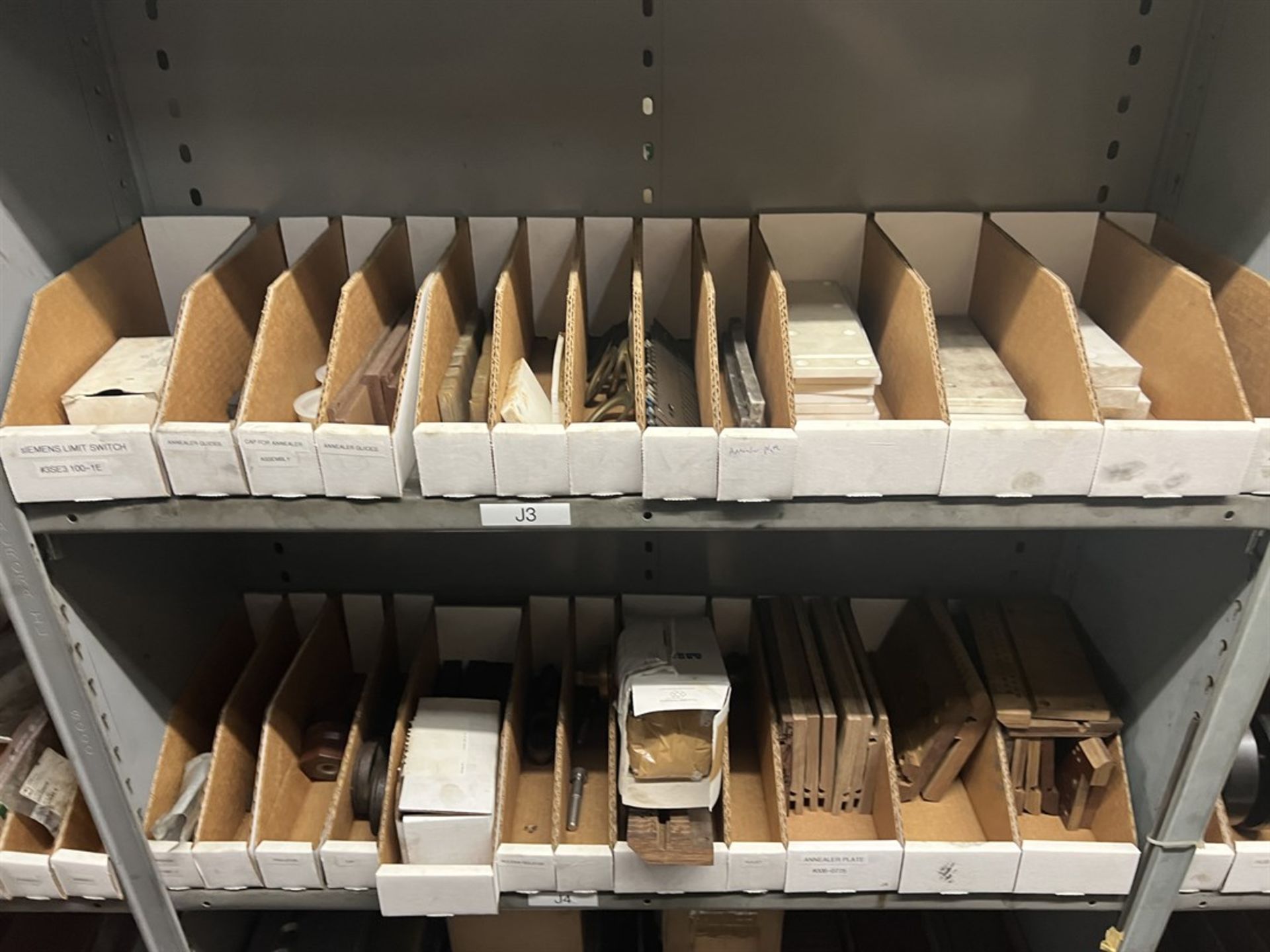 Maintenance Crib- Row of Shop Shelving w/ Contents Including Pulleys, O-Rings, Sensors, Ceramic - Image 10 of 26