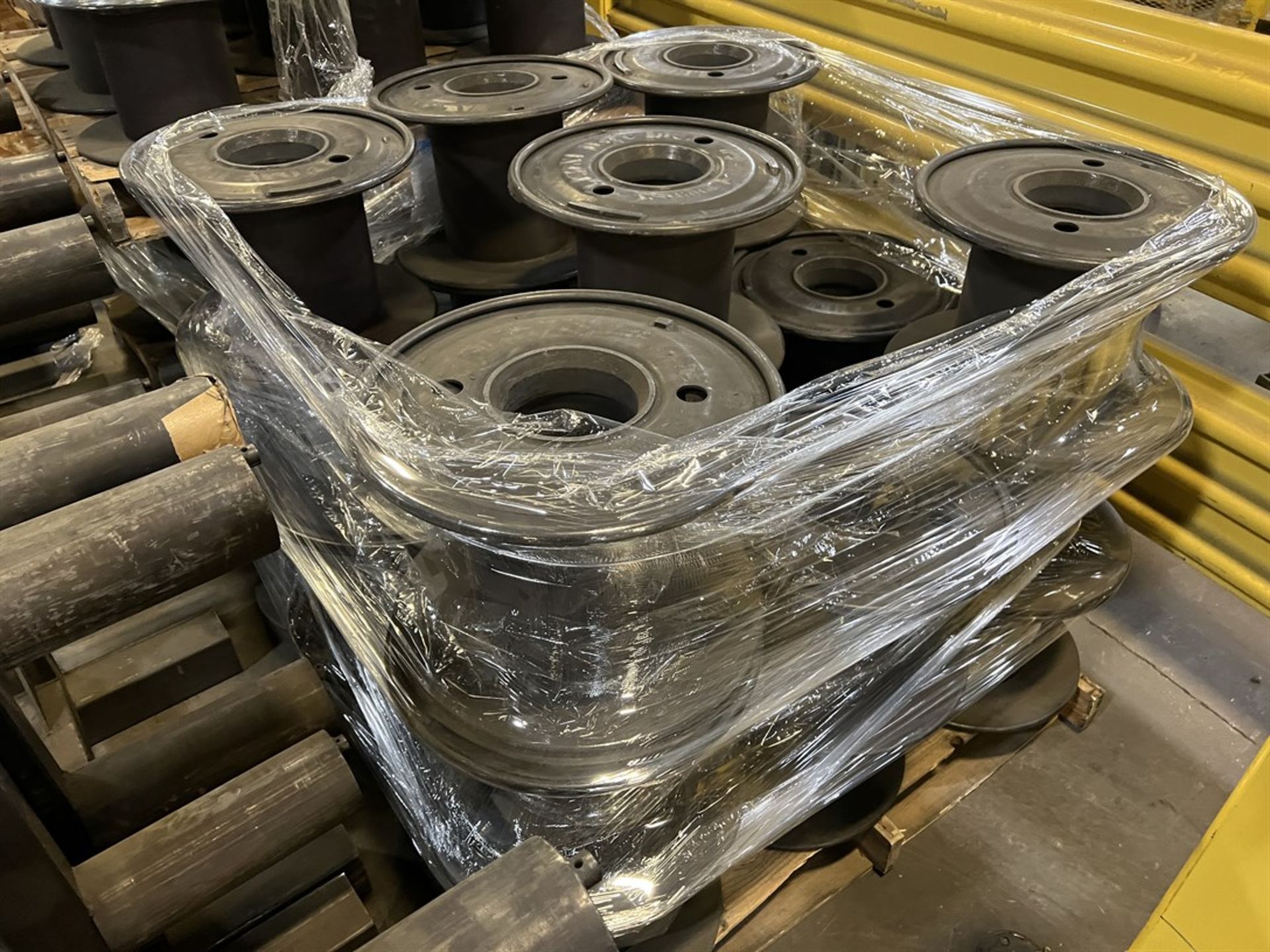 Lot of (2) Reel Trees w/ Pallet of R-16 Reels for Anneal Furnace - Image 2 of 2