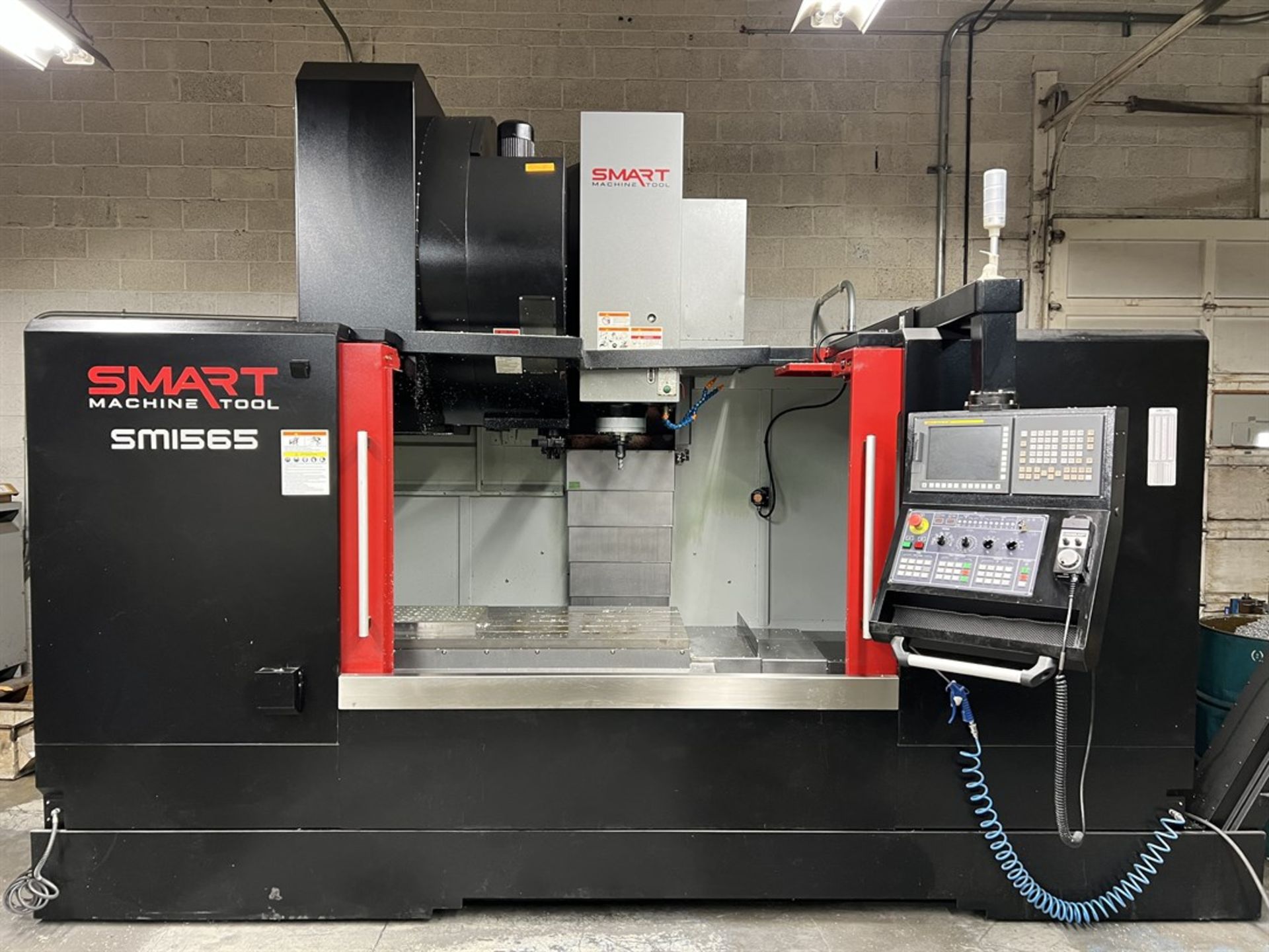 2018 SMART SM1565 Vertical Machining Center, s/n 18003, Fanuc 0i-MF Control, 25-1/2” x 63” Table,