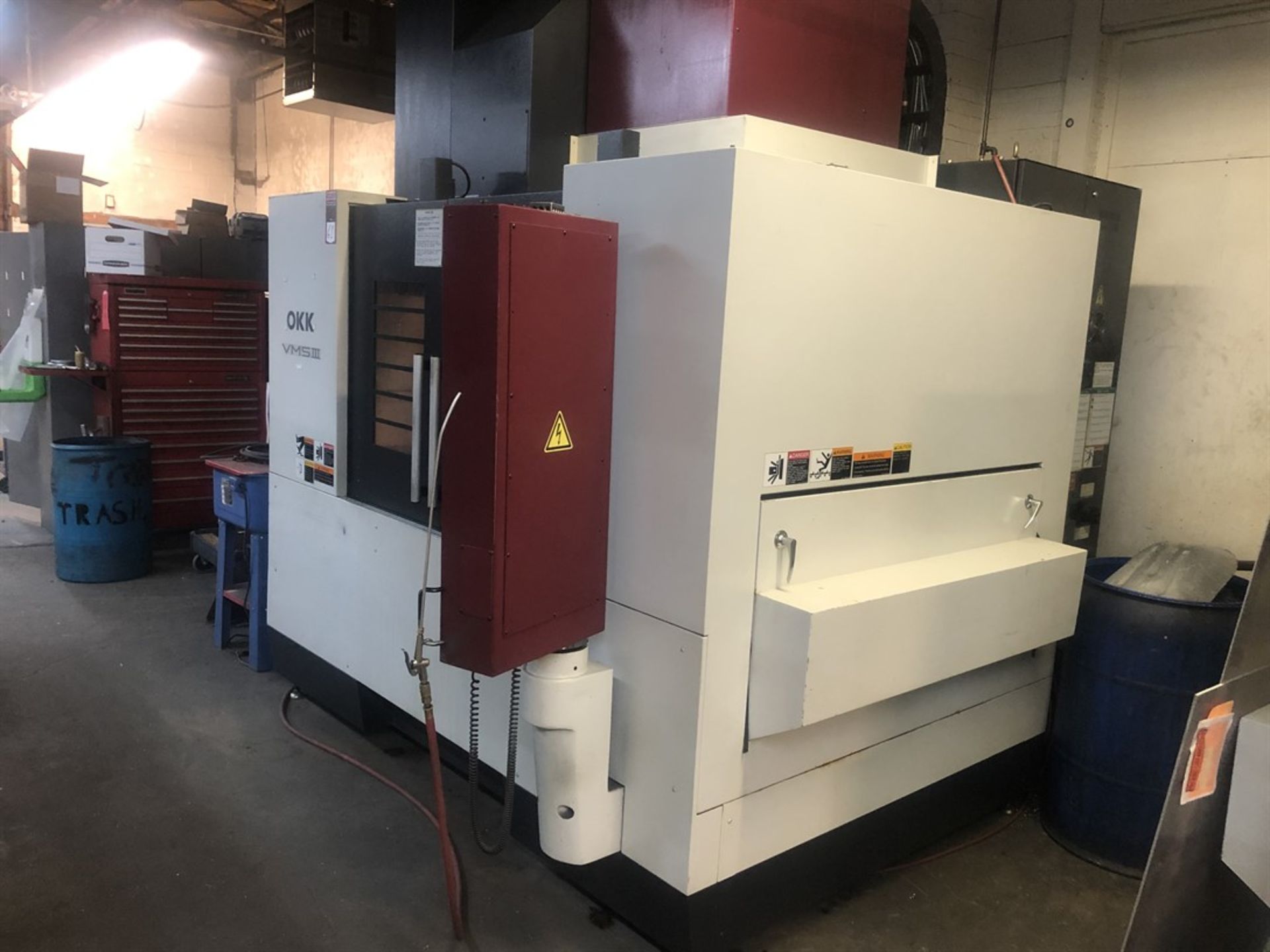 2008 OKK VM5III Vertical Machining Center, s/n 3698, Fanuc 180iS-MB Control, 22” x 41-1/4” Table, - Image 2 of 10