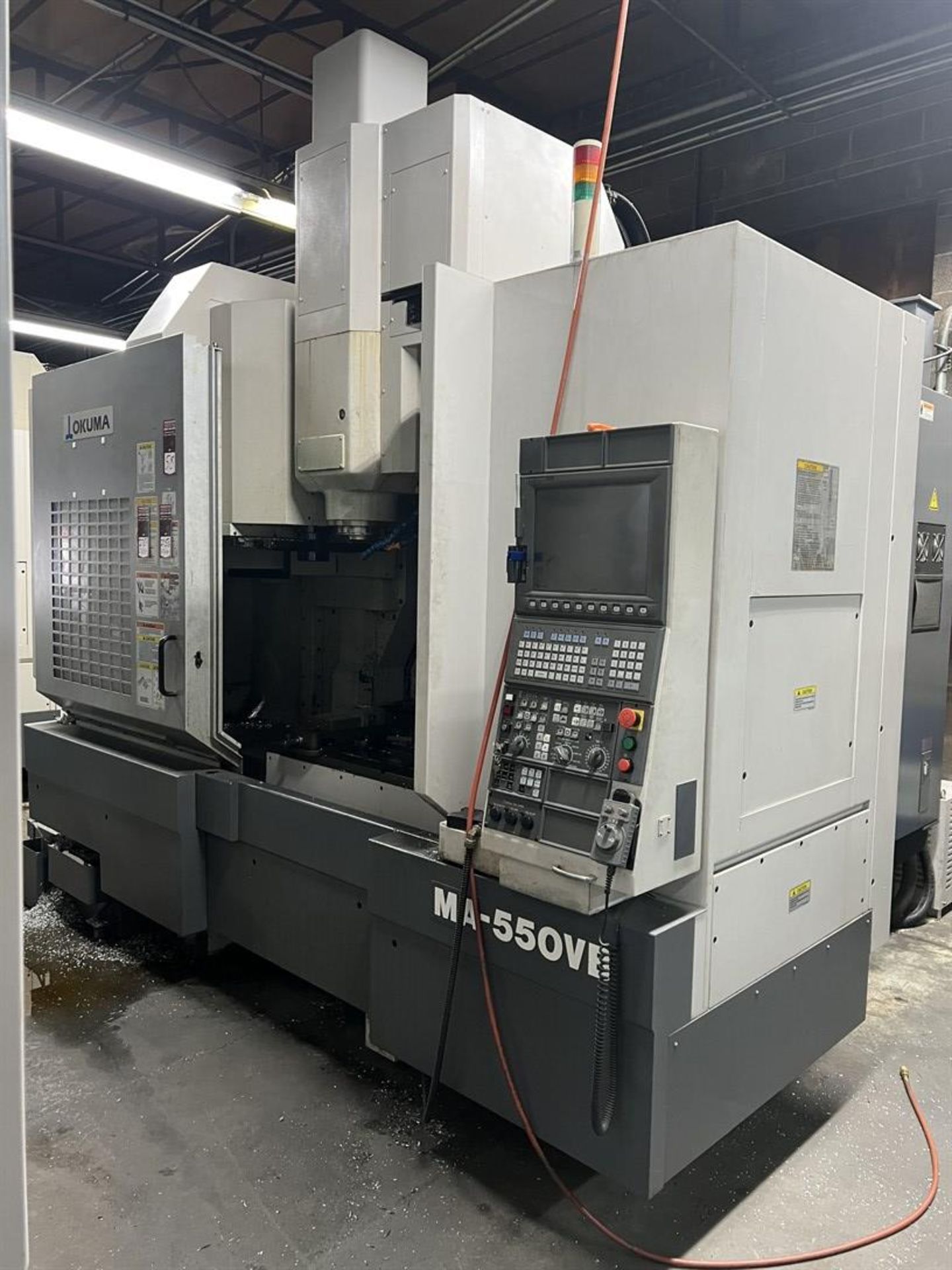 2008 OKUMA MA-550VB Vertical Machining Center, s/n 140916, OSP-P200M Control, 22” x 51” Table,