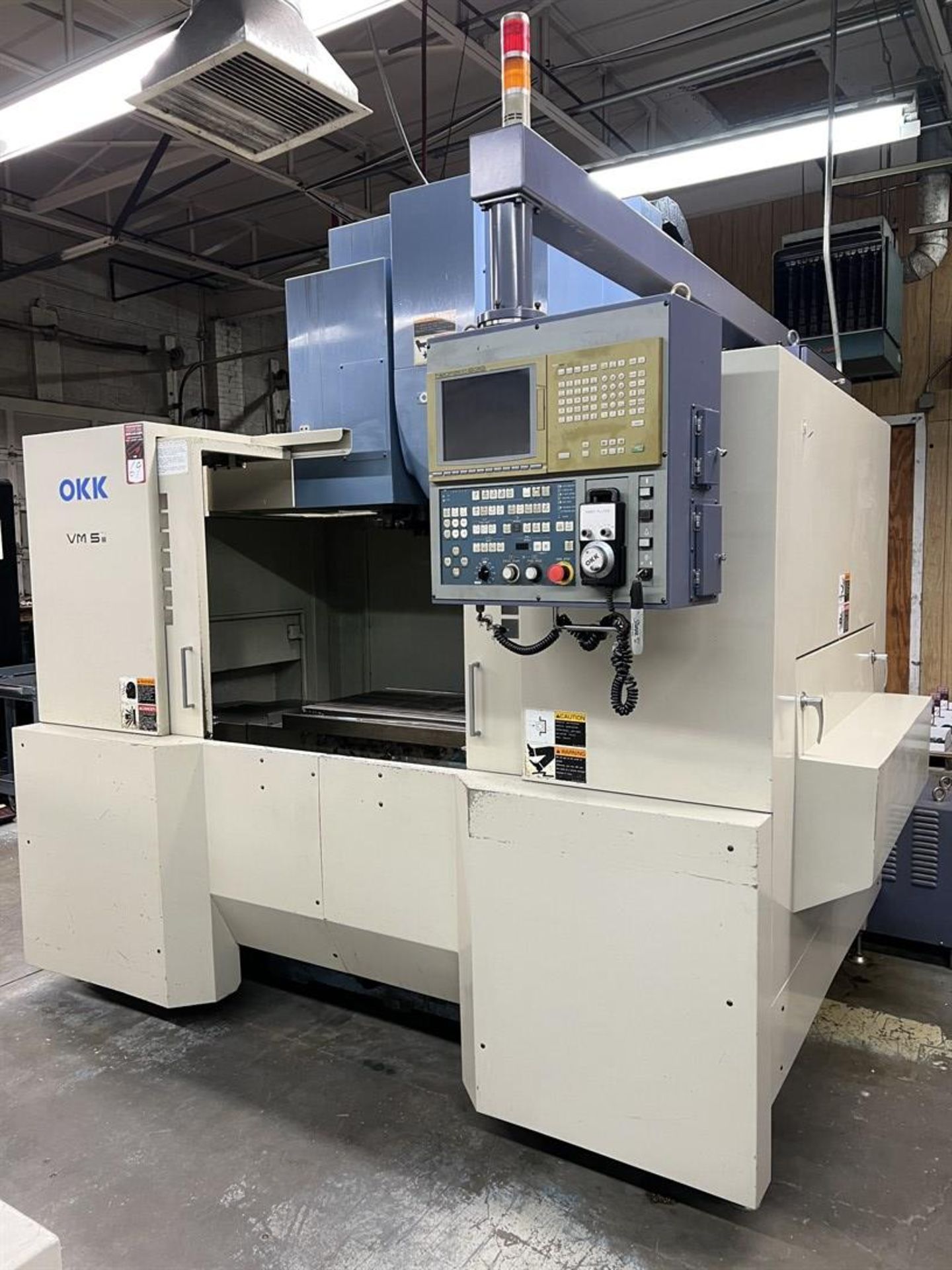 OKK VM5II Vertical Machining Center, s/n, 434, Neomatic 635 Control, 22” x 41” Table, CT40 Spindle