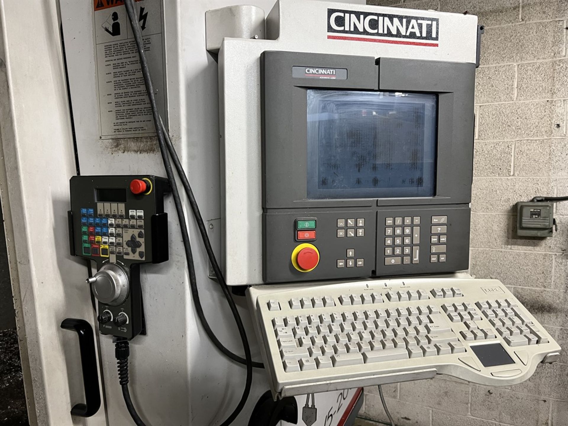 2001 CINCINNATI Lancer V5-2000 5-Axis Machining Center, s/n 3237A0198-001, Acramatic A2100 - Image 7 of 8