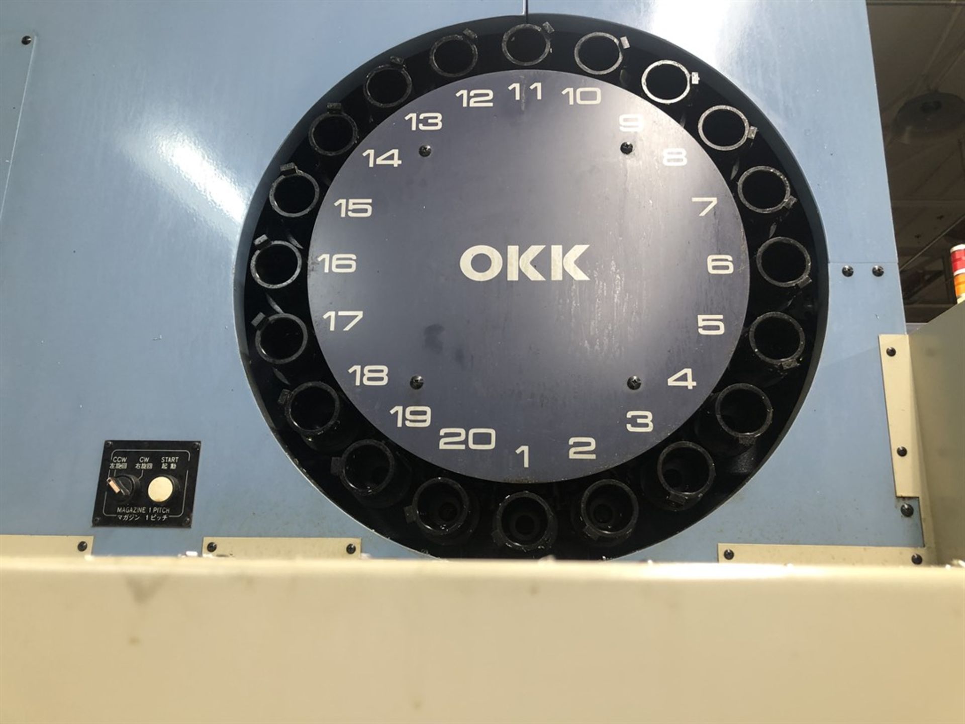 OKK VM5II Vertical Machining Center, s/n, 451, Neomatic 635 Control, 22” x 41” Table, CT40 Spindle - Image 4 of 10