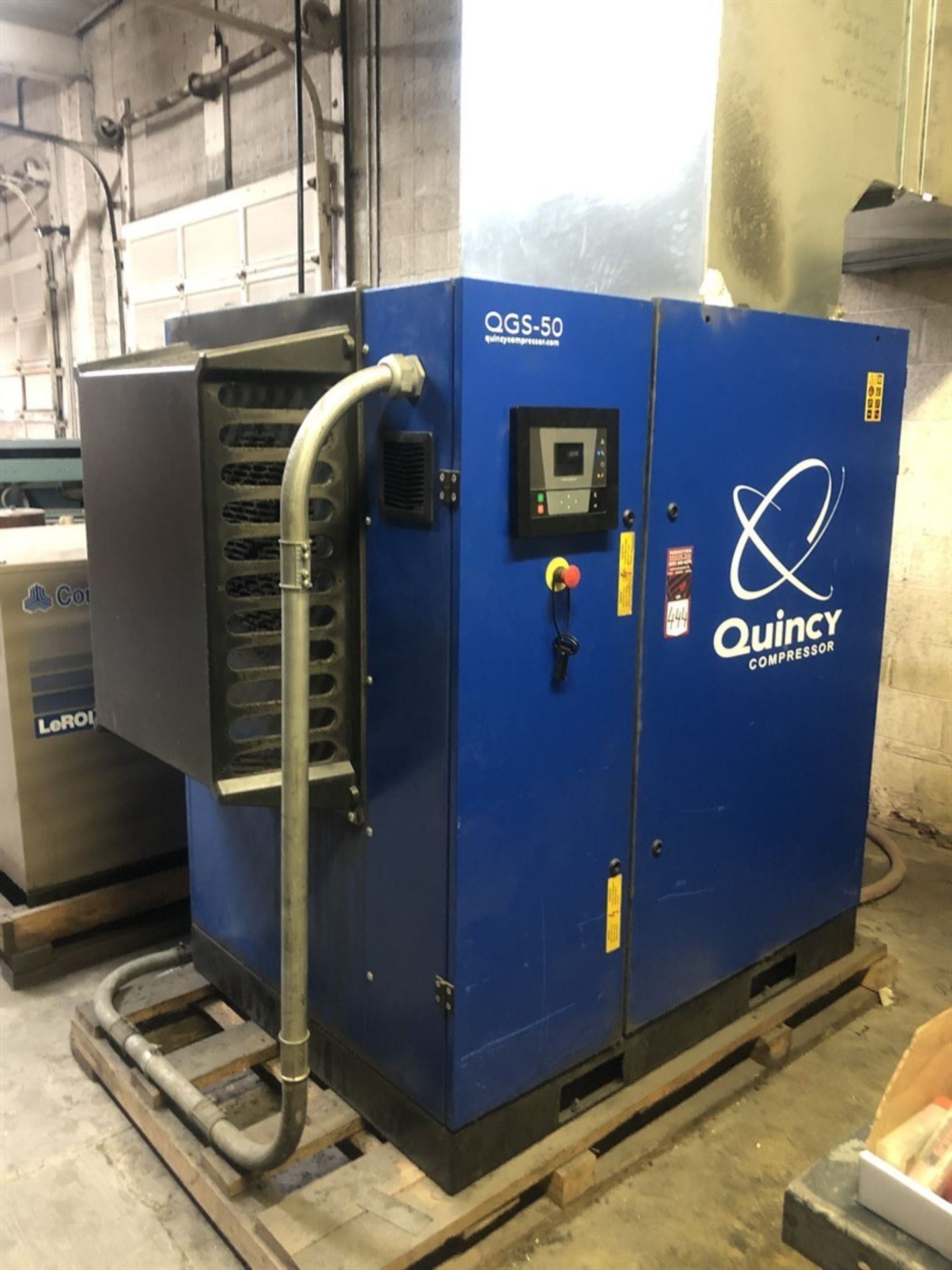 2014 QUINCY QGS50 Air Compressor, s/n API123553, 50 HP