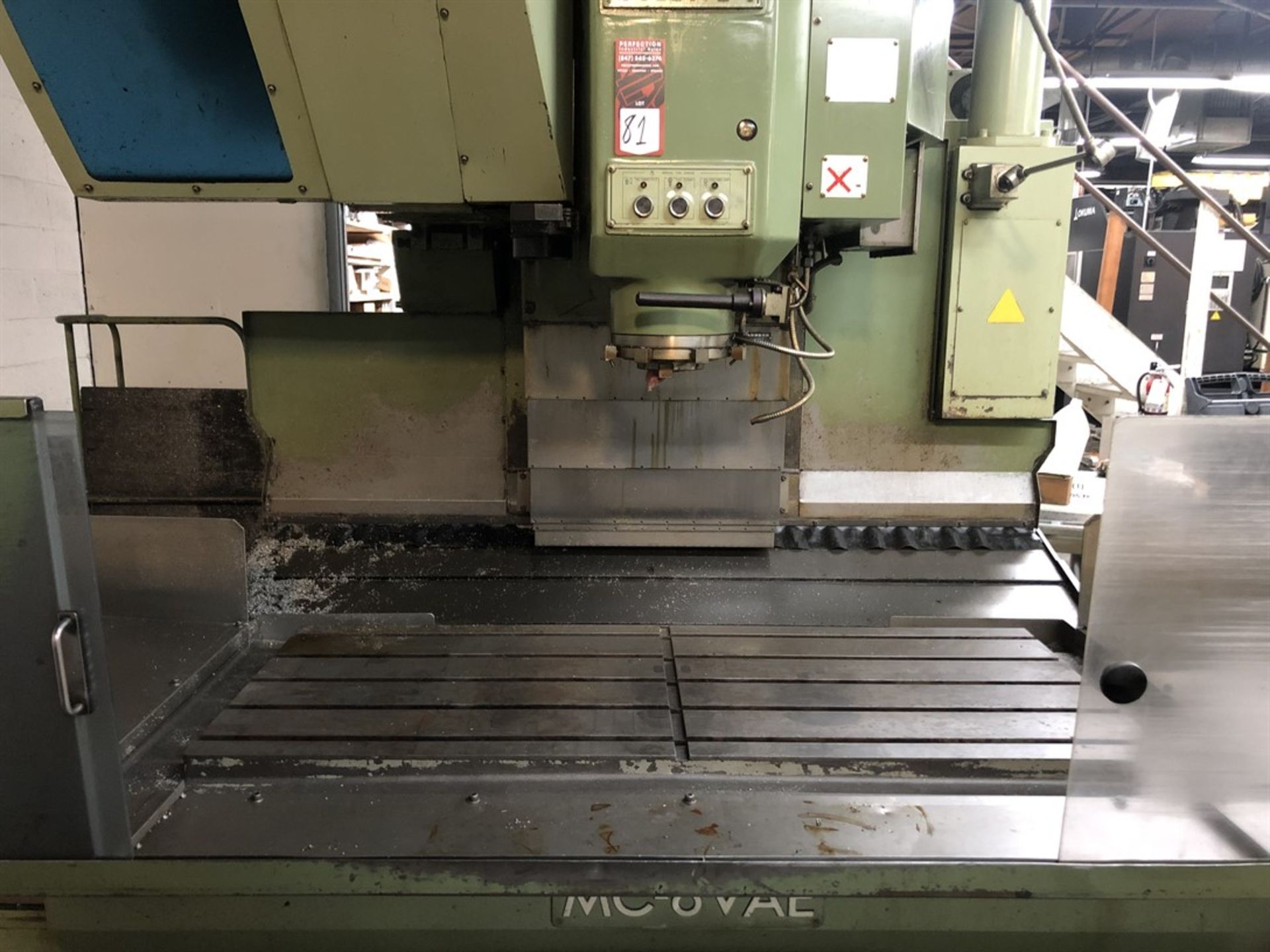 OKUMA MC-6VAE Vertical Machining Center, s/n 0525, OSP5020M Control, 24.5” x 60” Table, CT50 Spindle - Image 3 of 9