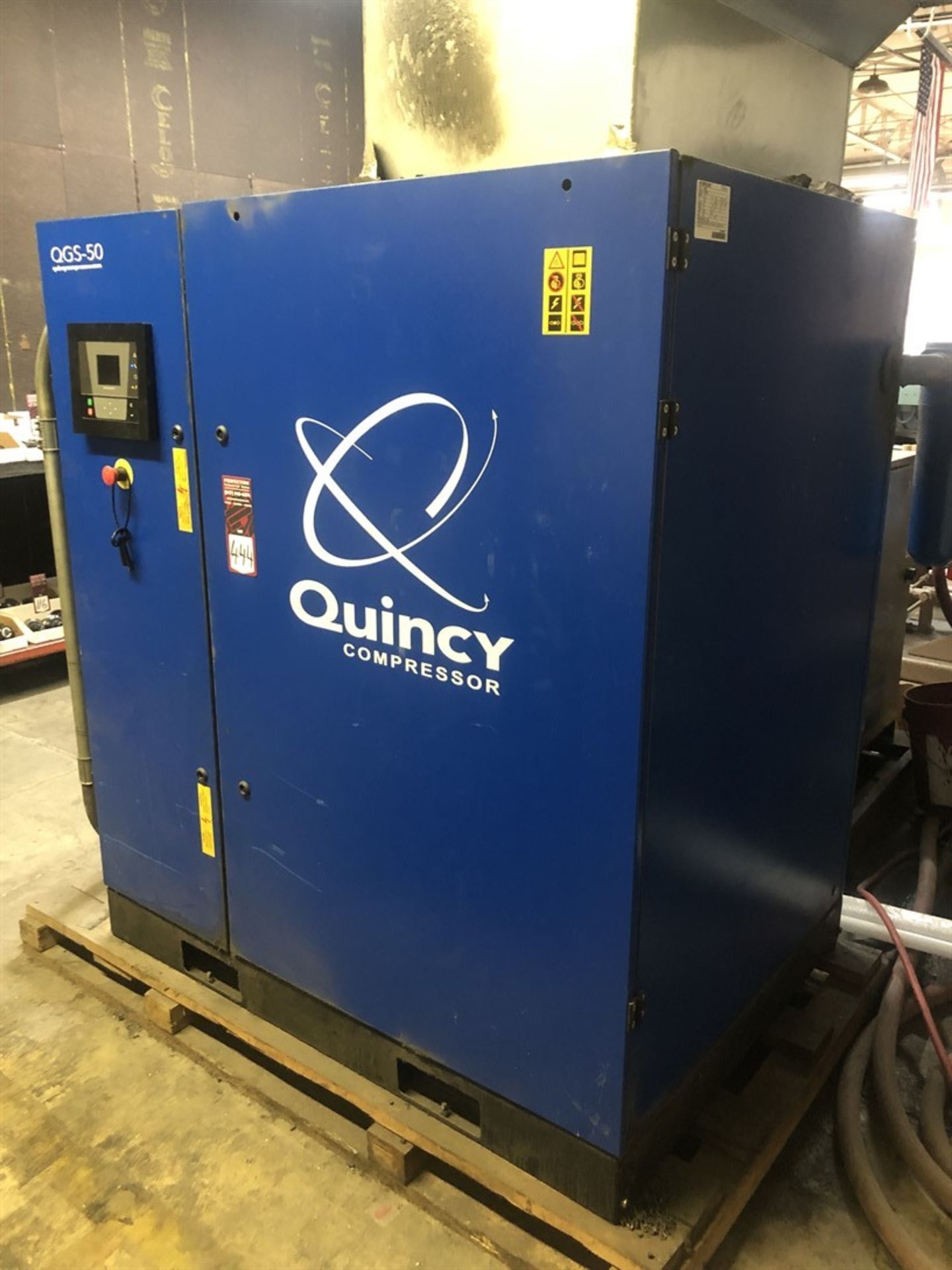 2014 QUINCY QGS50 Air Compressor, s/n API123553, 50 HP - Image 2 of 4