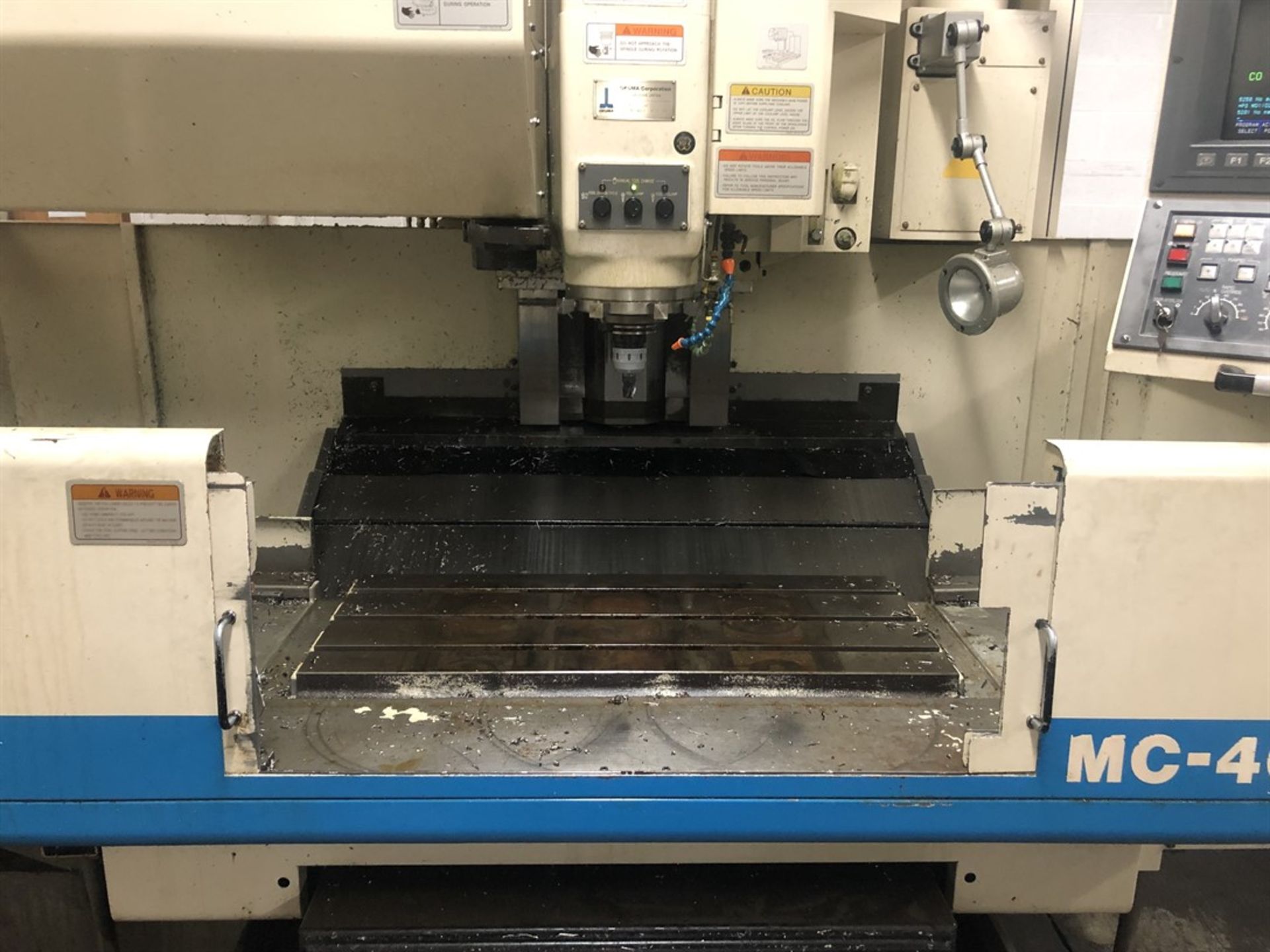 OKUMA MC-40VB Vertical Machining Center, s/n 0770, OSP 7000M Control, 17” x 39” Table, CT50 Spindle, - Image 5 of 10