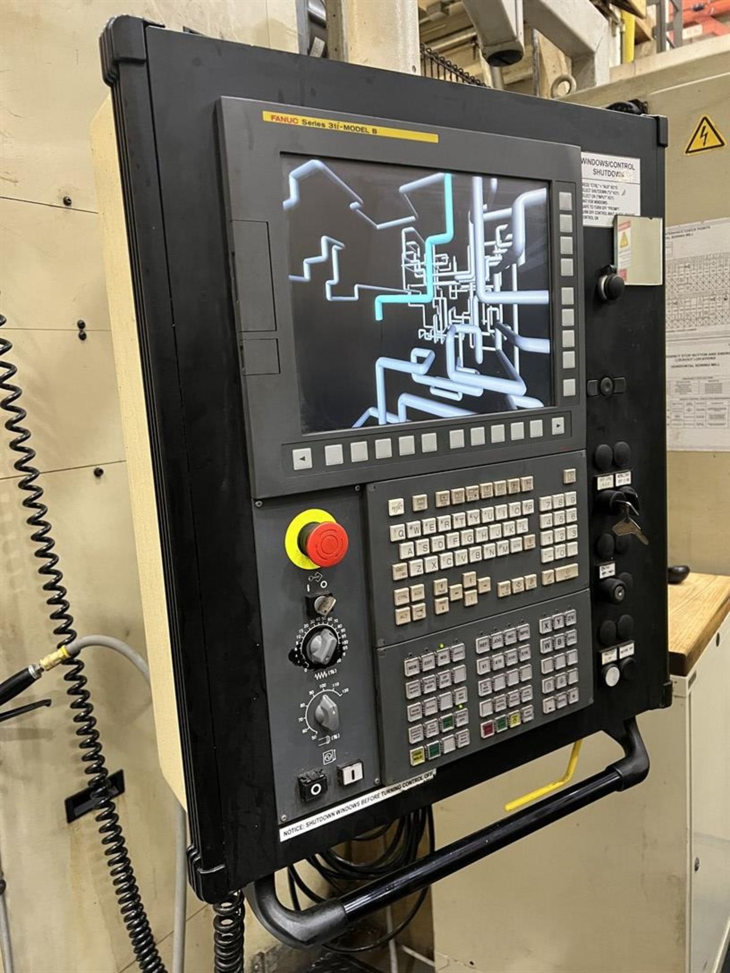 2014 GIDDINGS & LEWIS MC1600 Horizontal Machining Center, s/n 480-0271-14, Fanuc 31i-B Control - Image 10 of 17