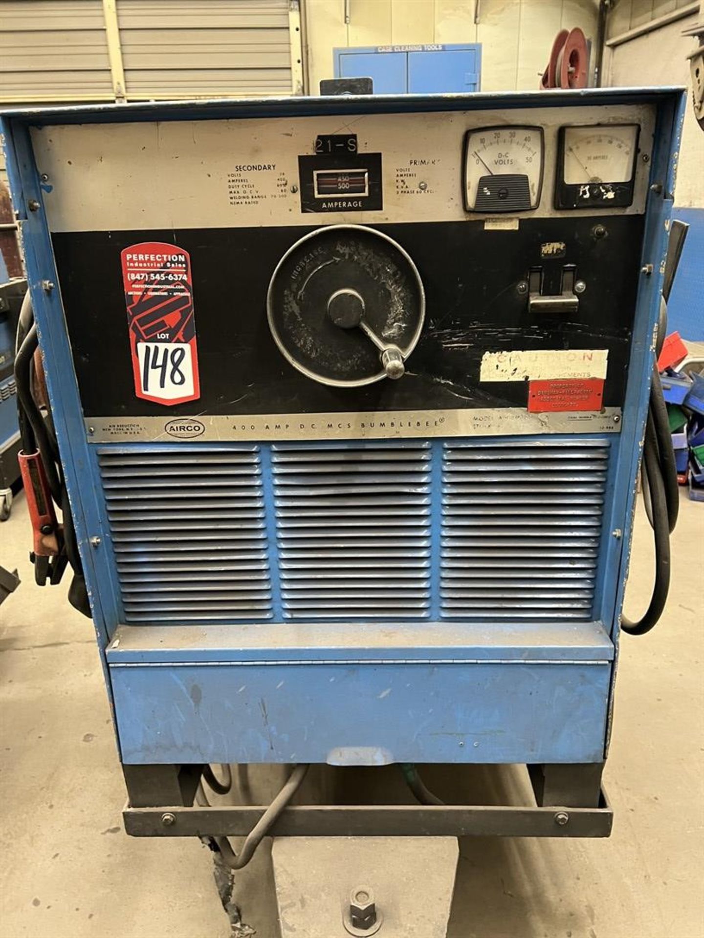 AIRCO 400 Amp DC MCS Bumblebee Welding Power Source, s/n U500500 - Image 3 of 3