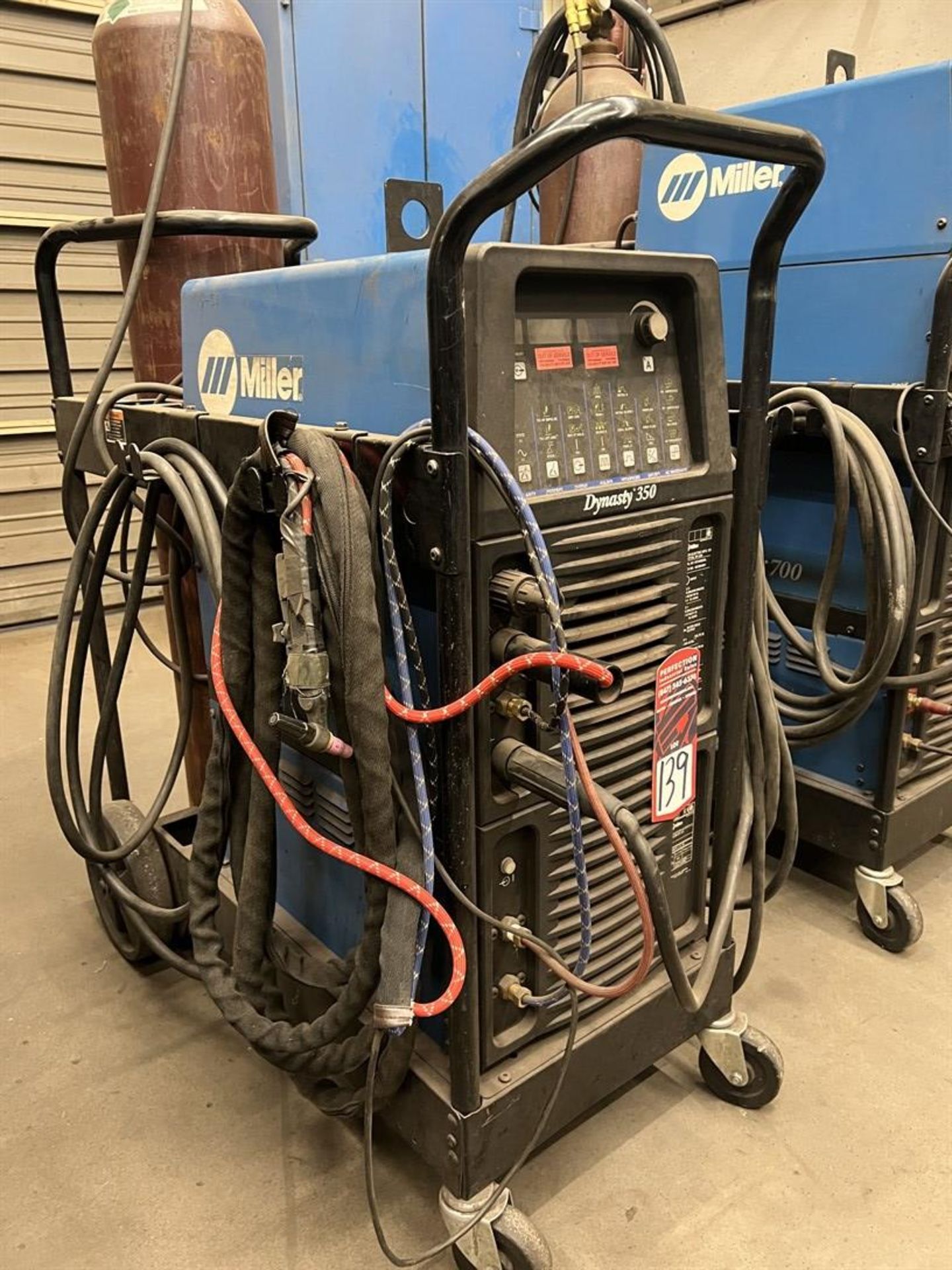 MILLER Dynasty 350 AC/DC Tig Welder ,s/n MC400220L - Image 2 of 3