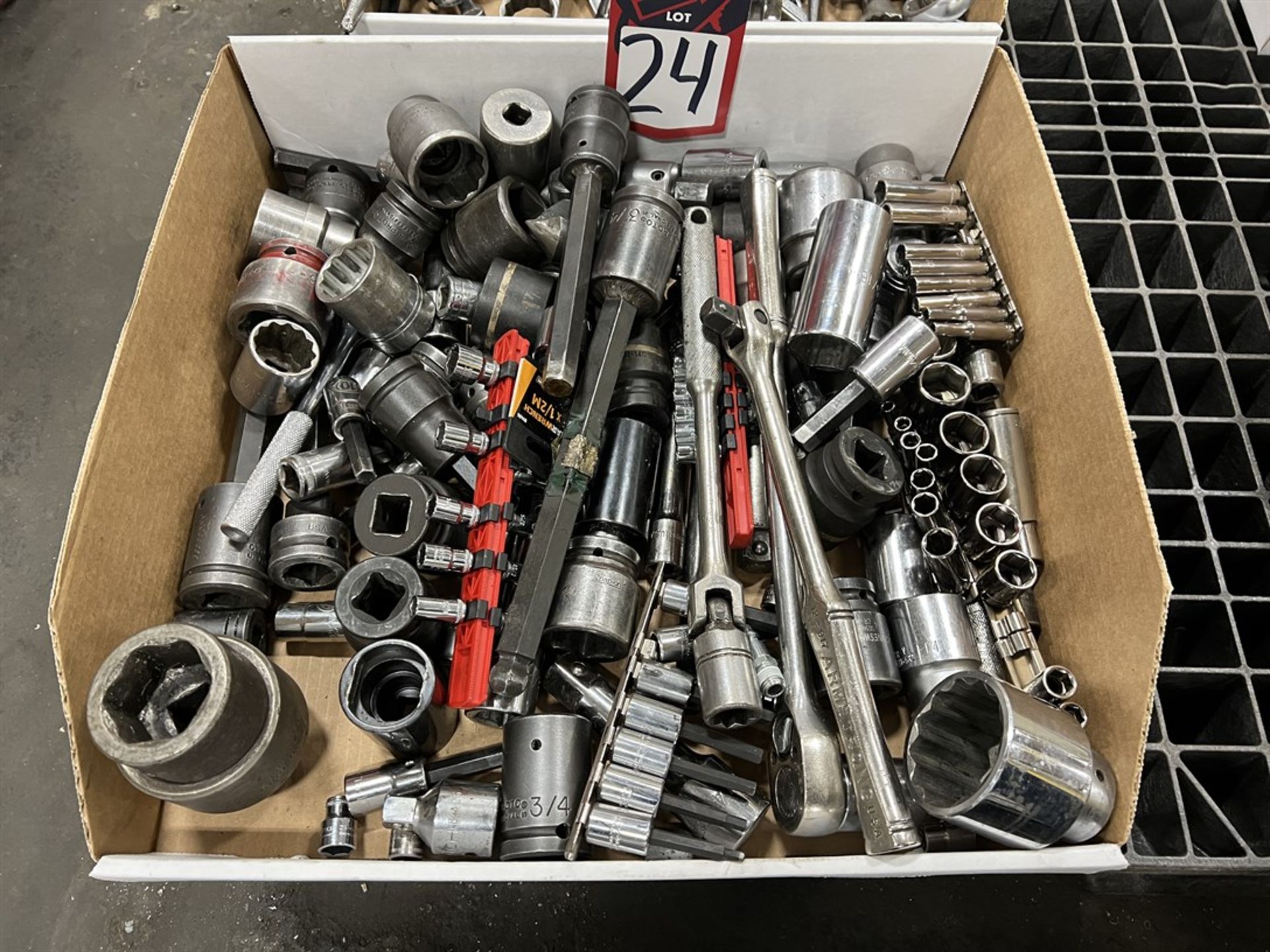 Lot of Assorted Ratchets and Sockets